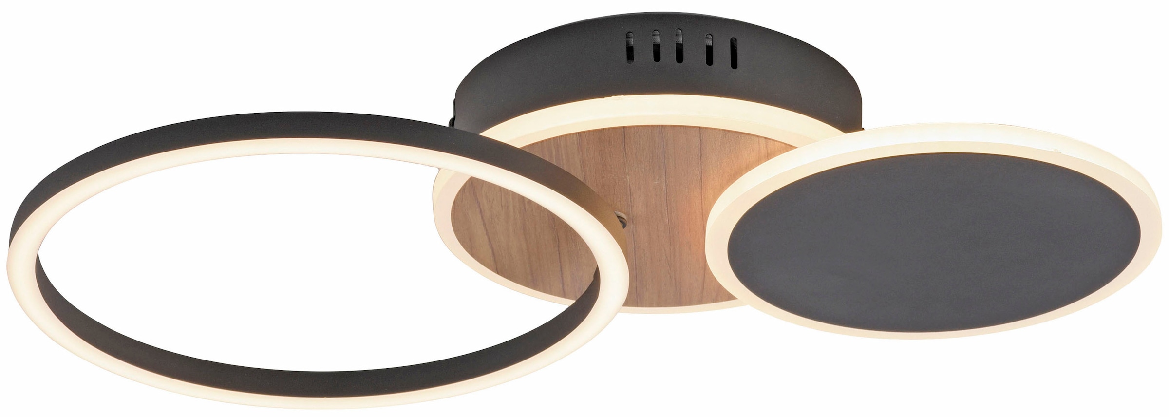 JUST LIGHT Deckenleuchte »SEVENT« LED-Board 1 Stk. Warmweiß LED