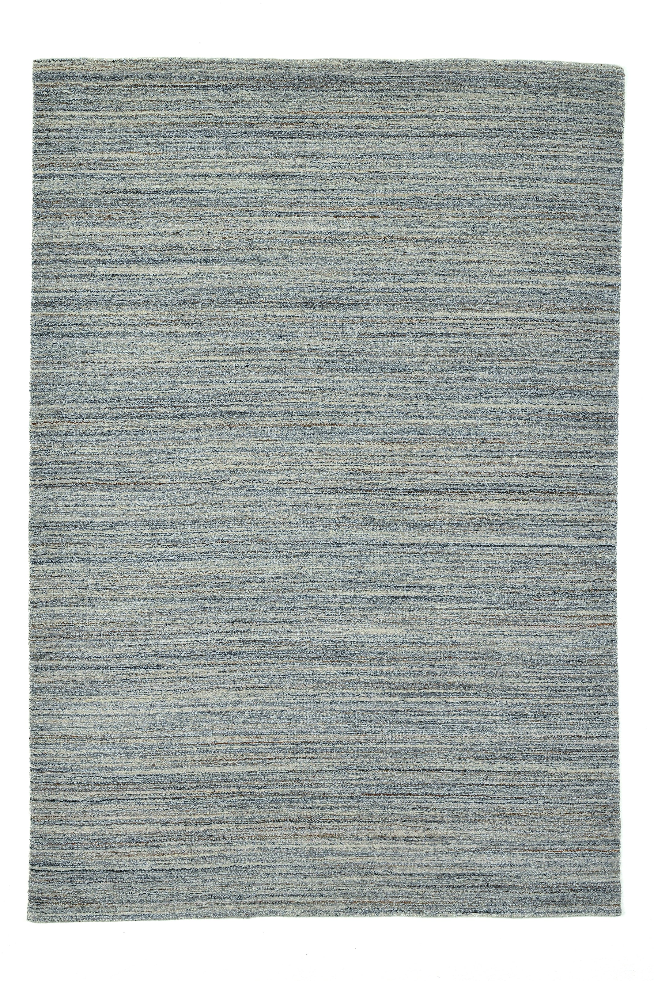 THEKO Teppich »San Diego« rechteckig 13 mm Höhe handgewebt, 60% Wolle, Knüpfoptik, meliert, leichter seidiger Glanz