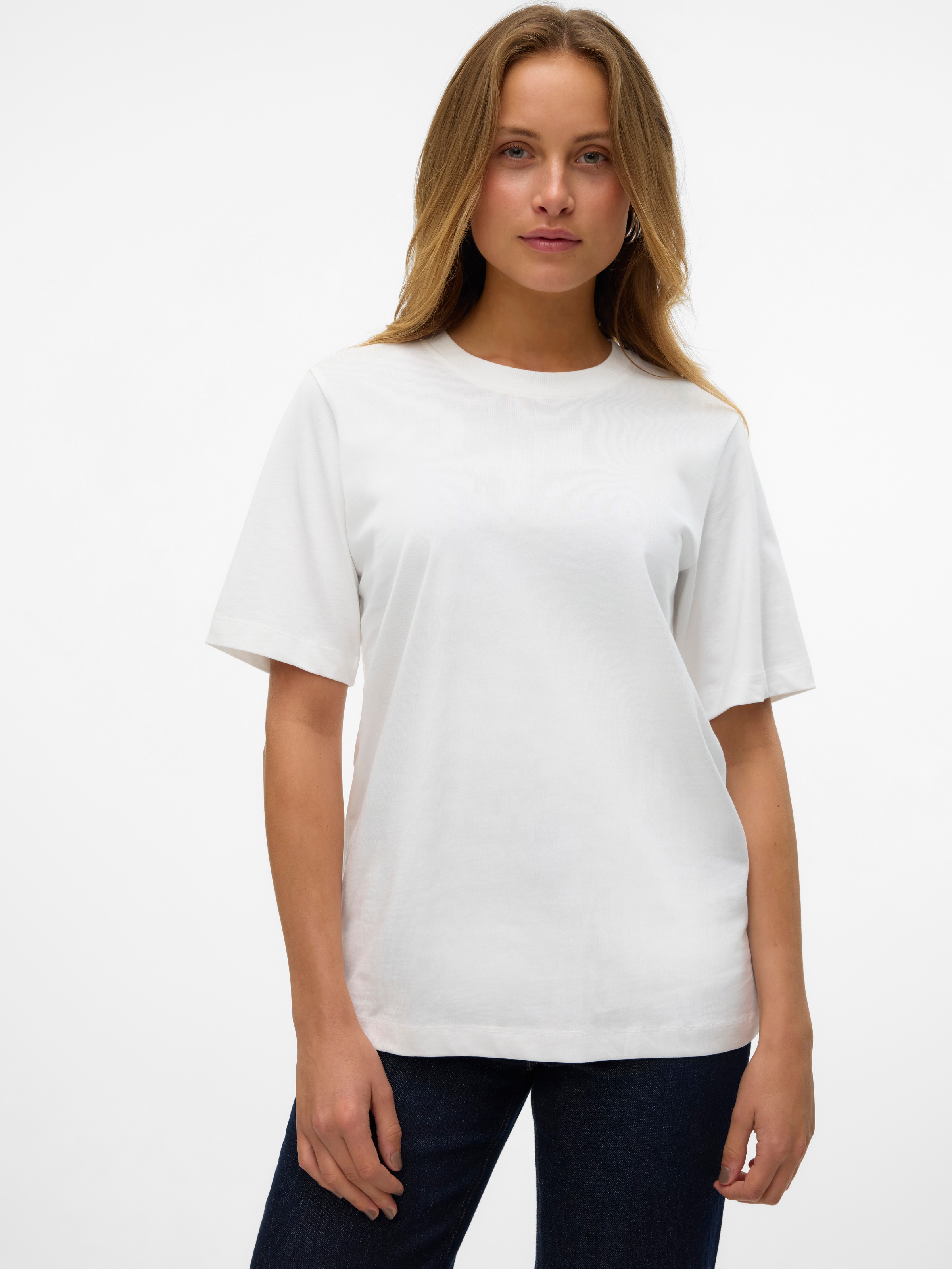 Vero Moda Kurzarmshirt »VMDEMI SS O-NECK TOP JRS«