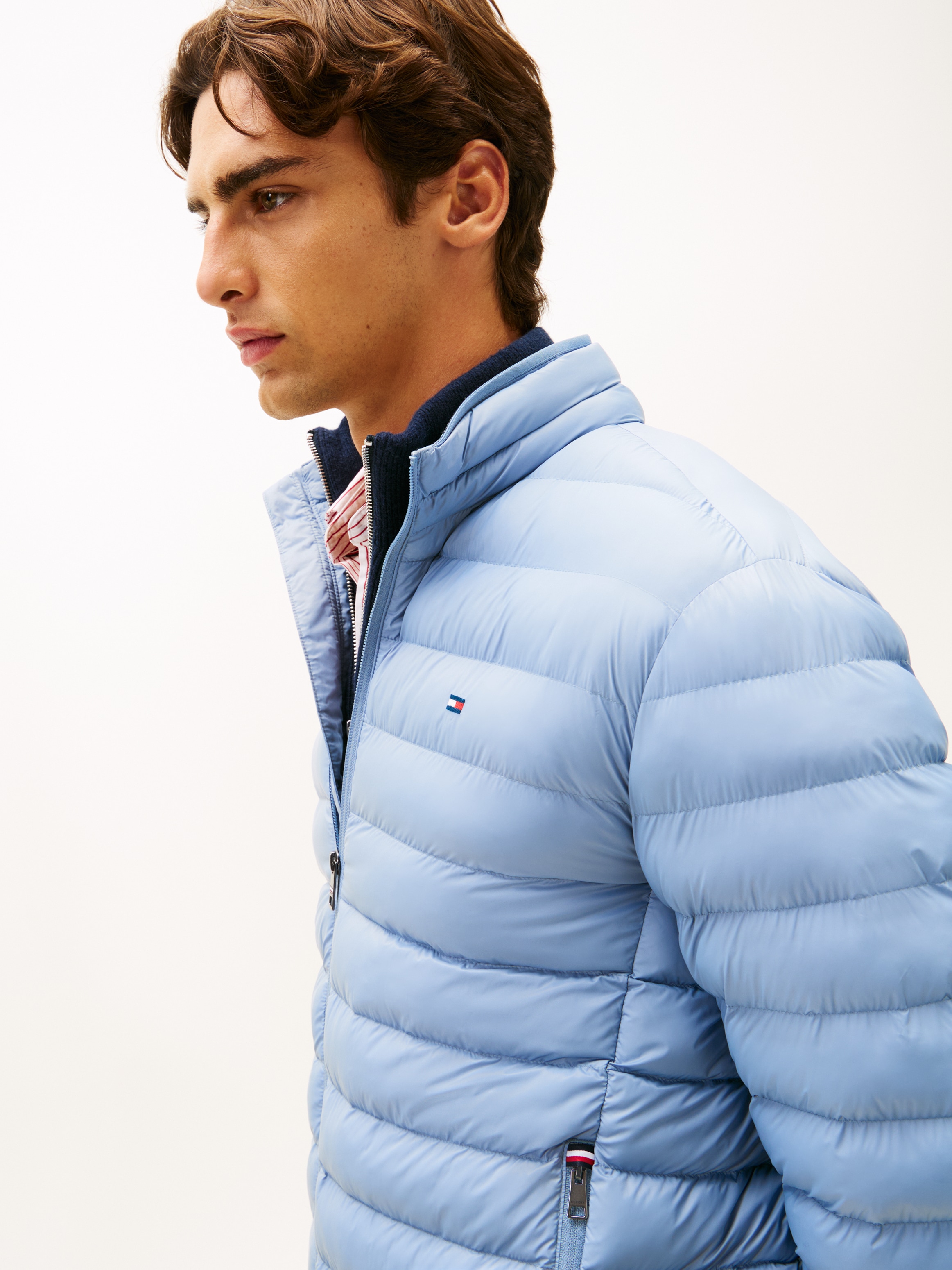 Tommy Hilfiger Steppjacke »PACKABLE RECYCLED JACKET« Winterjacke mit Logostickerei