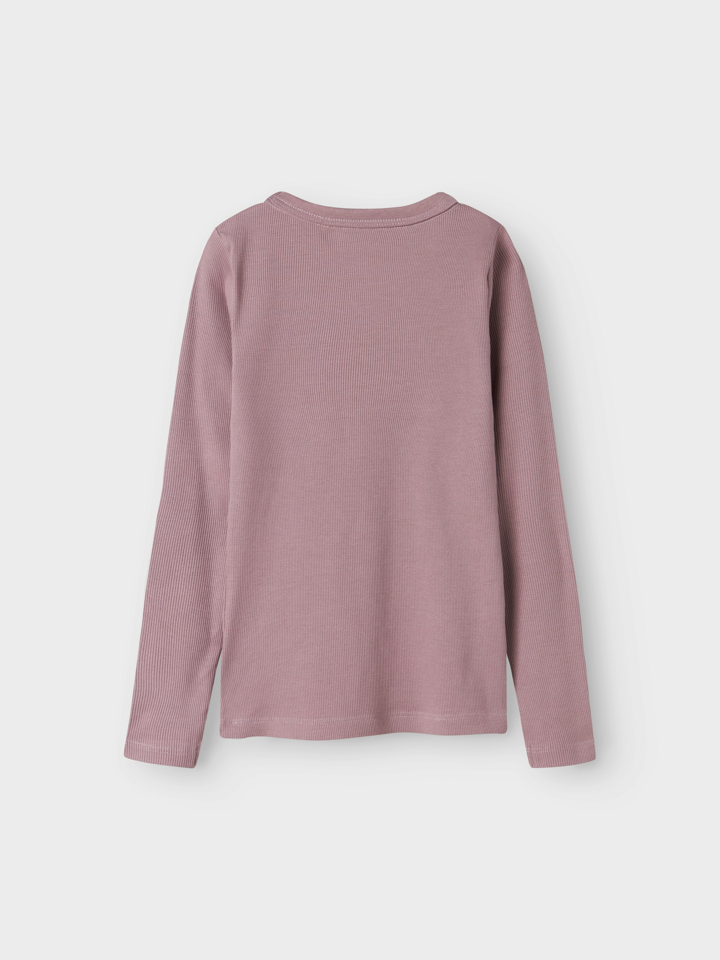 Name It Langarmshirt »NKFNAKAL LS TOP NOOS«, in Basic-Form und leicht gerippter Qualität