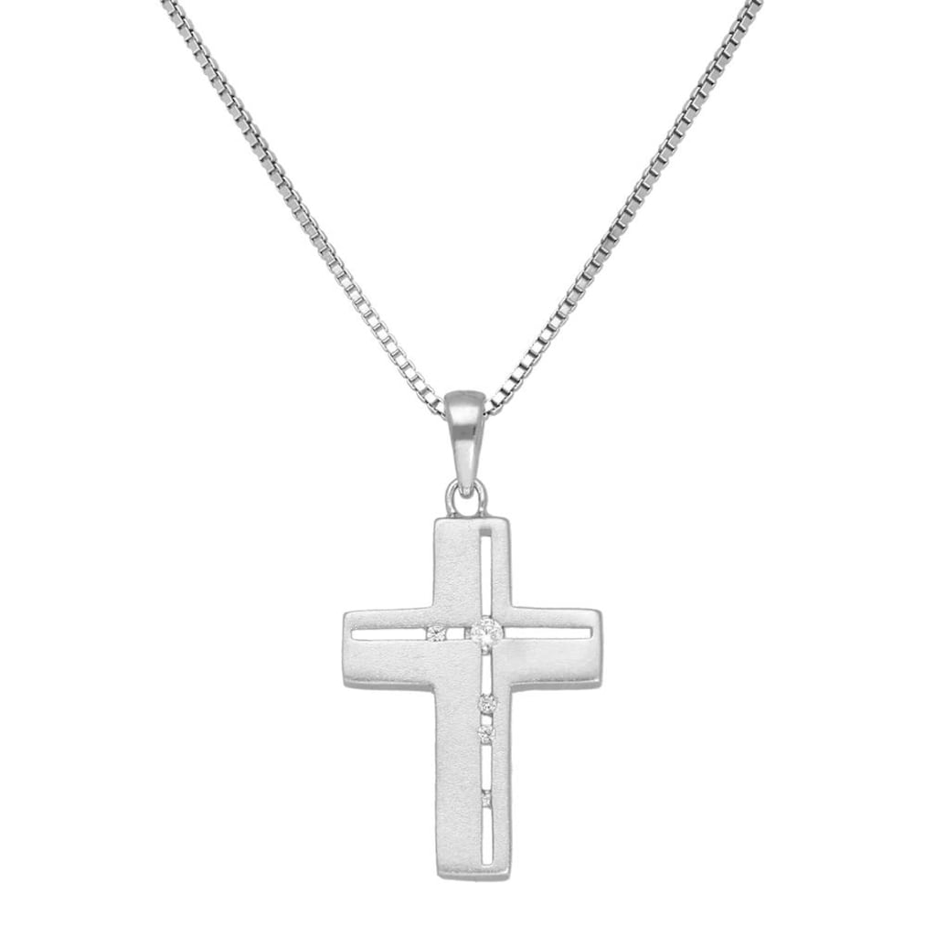 Firetti Kette mit Anhänger »Schmuck Geschenk Silber 925 Halsschmuck Halskette Venezianer Kreuz«