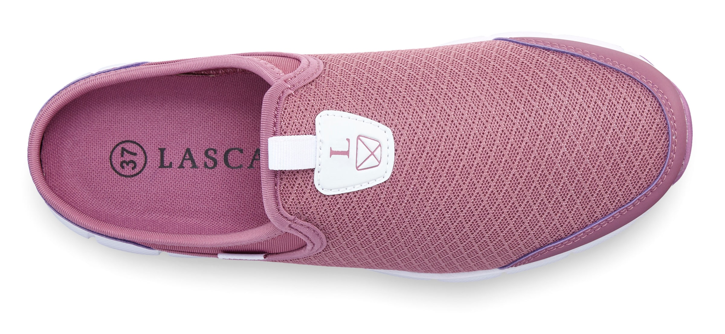 LASCANA Slip-On Sneaker, Sabot aus leichtem Mesh-Material