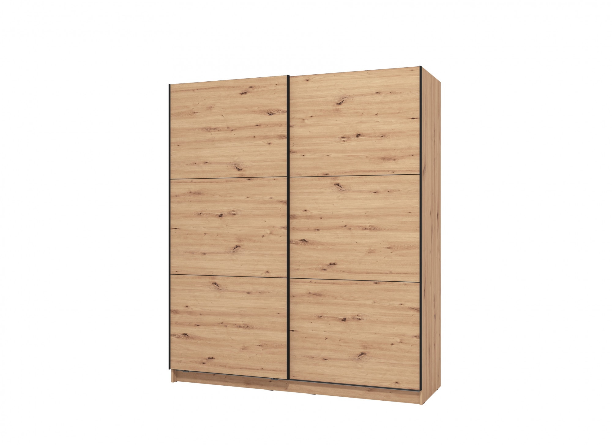 INOSIGN Schwebetürenschrank »Sierra klassischer Kleiderschrank Wäscheschrank 179 oder 217cm breit«, mit kompletter Inneneinteilung, FSC®-zertifizierter Holzwerkstoff