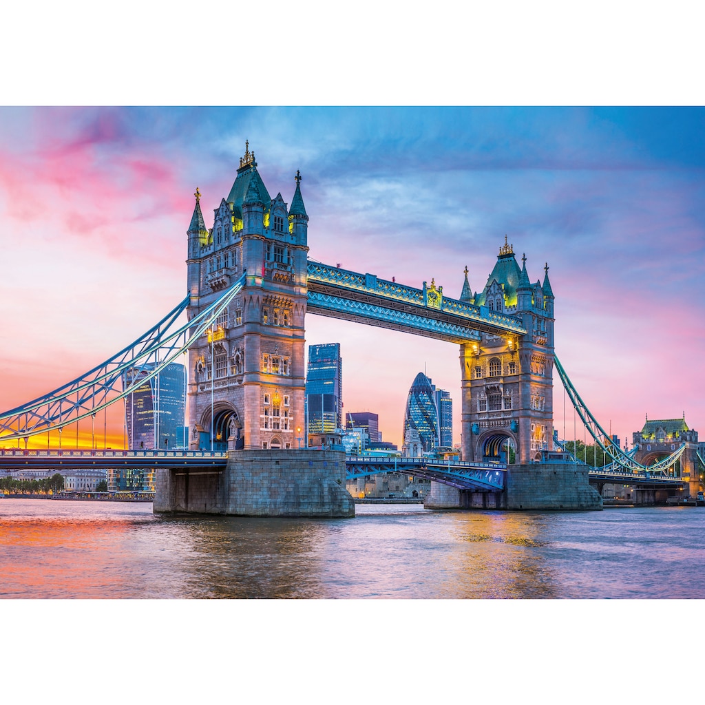 Clementoni® Puzzle »High Quality Collection, Sonnenuntergang über der Tower Bridge«, Made in Europe
