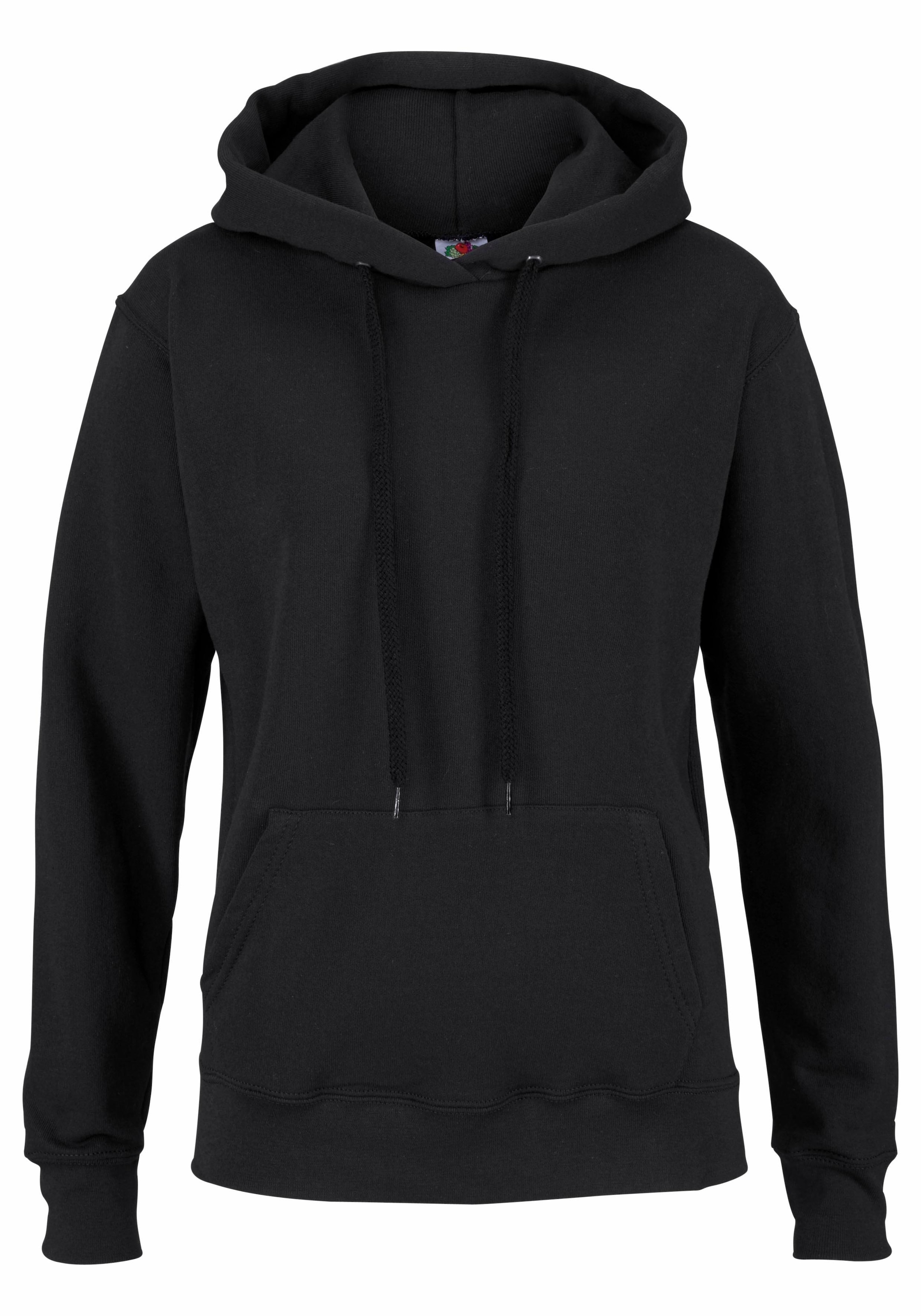 Fruit of the Loom Kapuzensweatshirt »Classic hooded Sweat Lady-Fit«, mit Kängurutaschen
