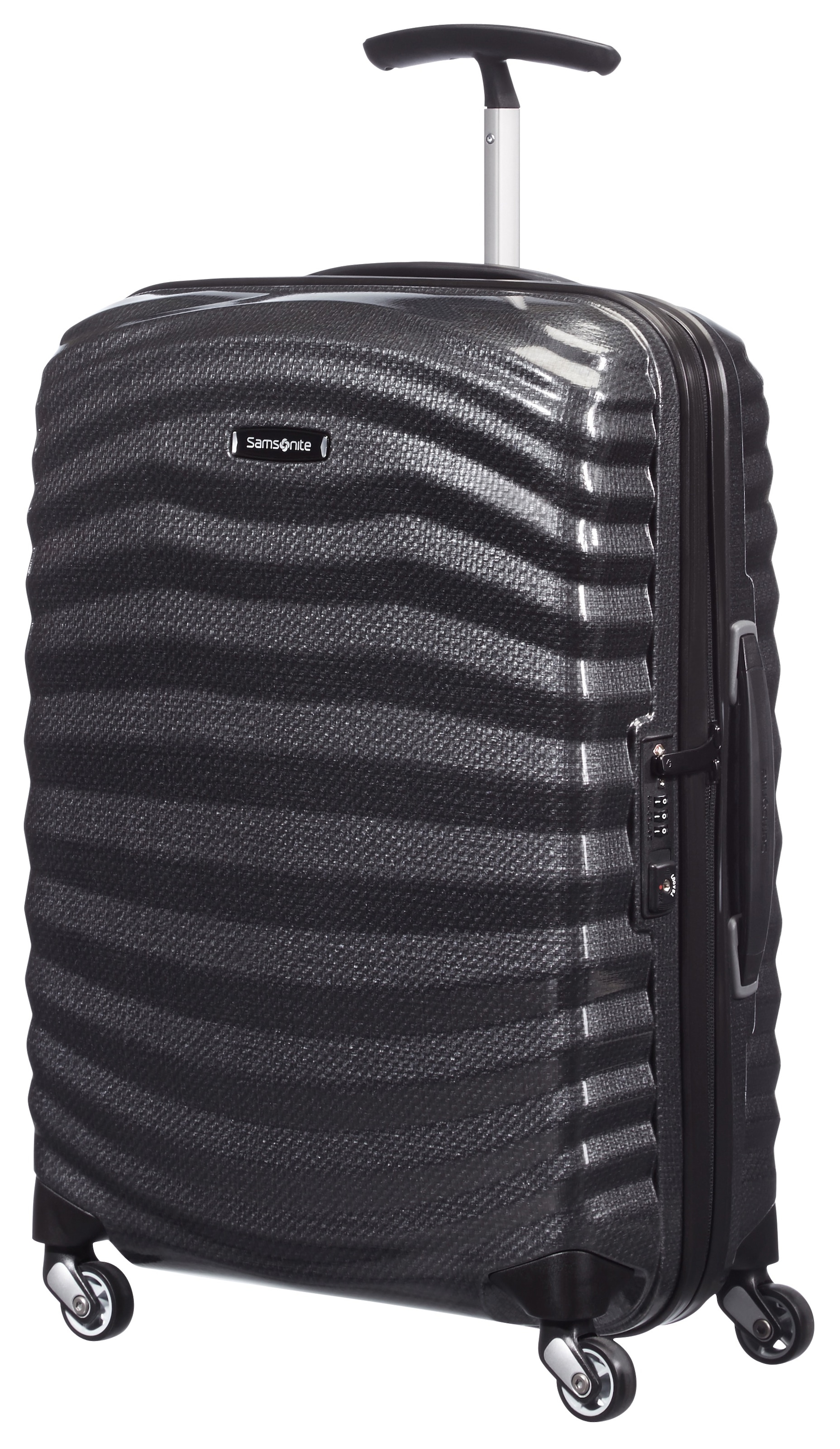 Samsonite Hartschalen-Trolley »LITE-SHOCK, verschiedene Größen«, 4 Rollen, Reisekoffer Trolley Aufgabegepäck TSA-Zahlenschloss Made in Europe