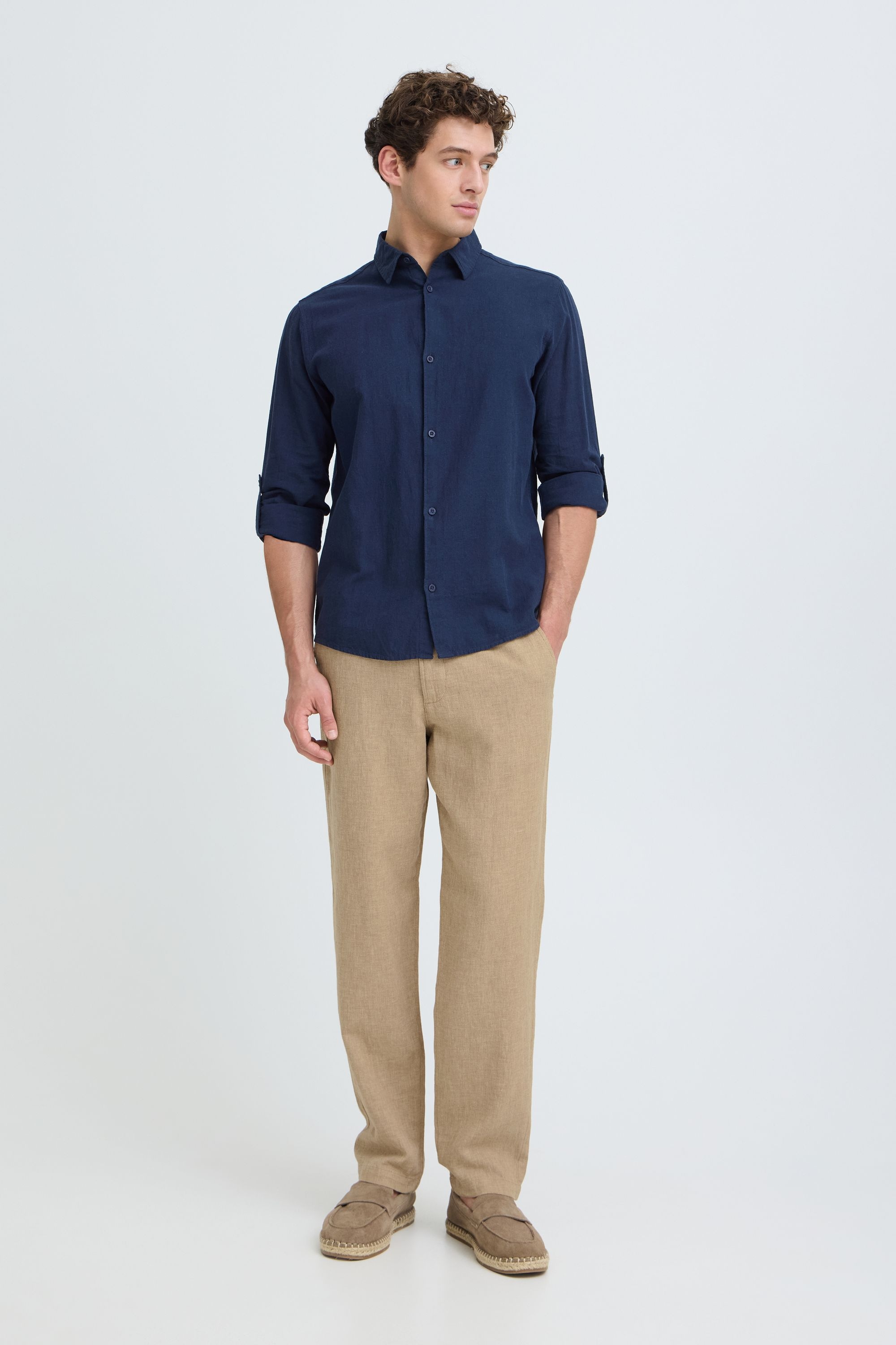 Indicode Leinenhose »Leinenhose IDTropelo«