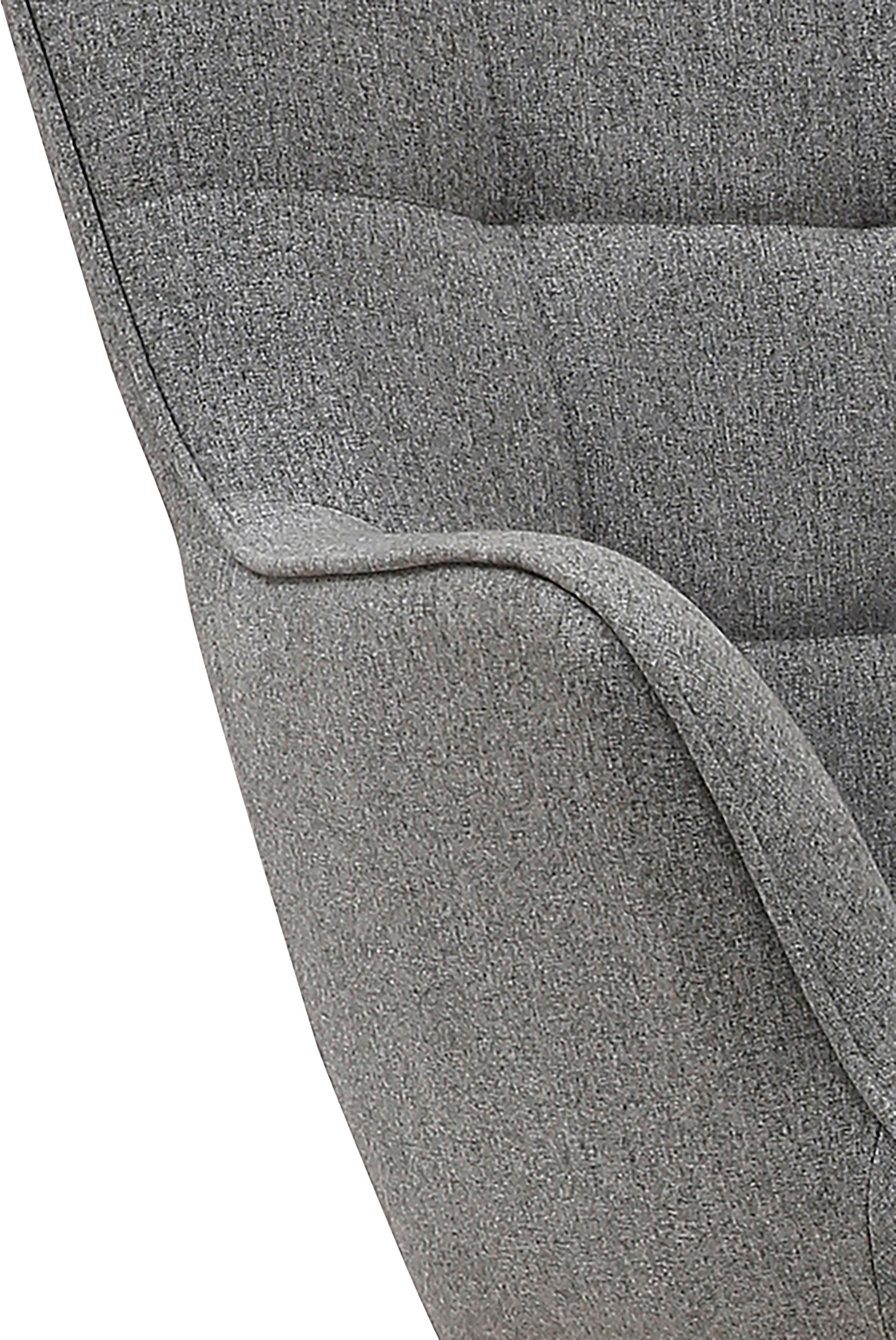 byLIVING Schaukelstuhl »Richie«, 1 St., moderne Metallbeine mit Holzkufe, in Webstoff oder Cord erhältlich
