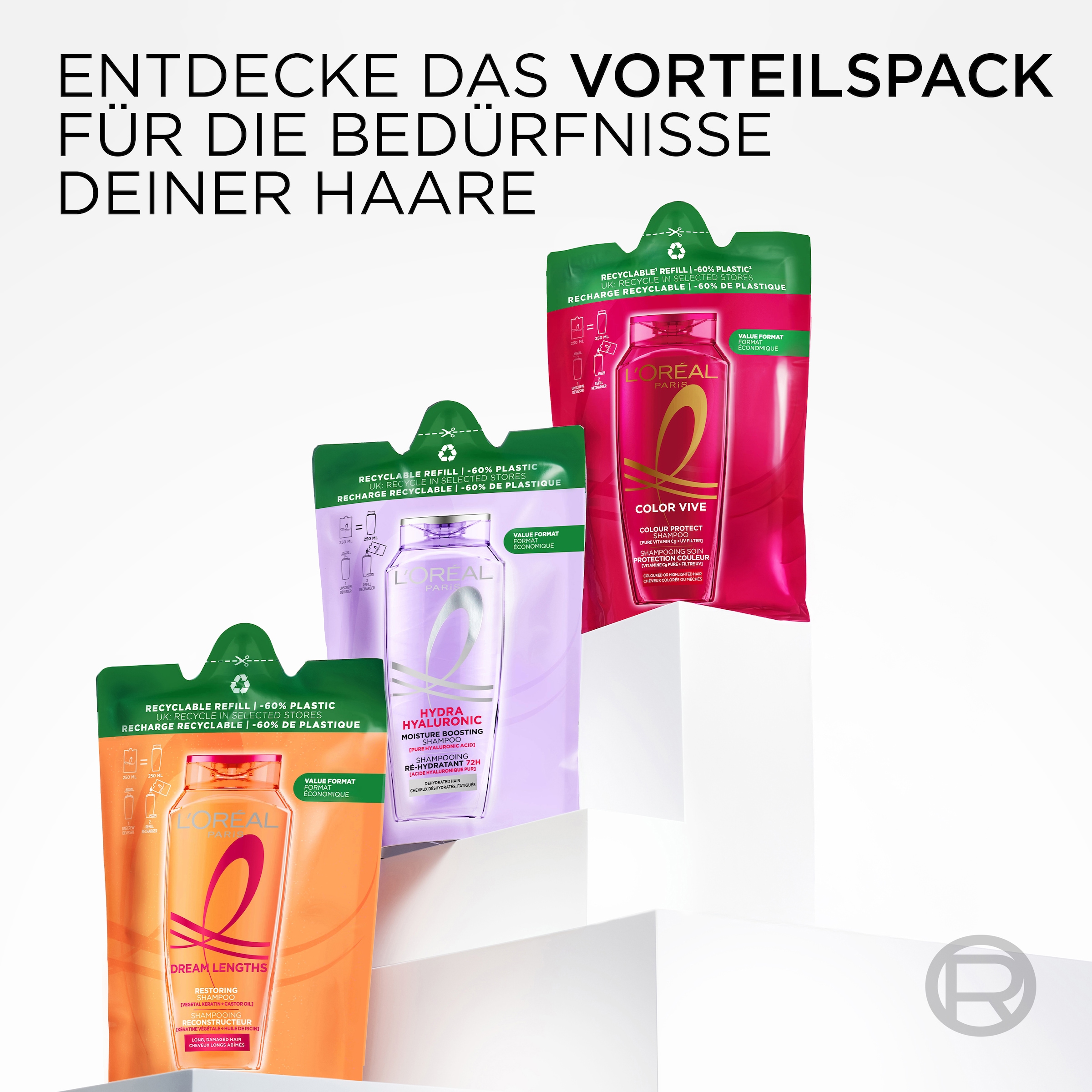 L'ORÉAL PARIS Haarshampoo »ELVITAL COLOR GLANZ PFLEGESHAMPOO NP«