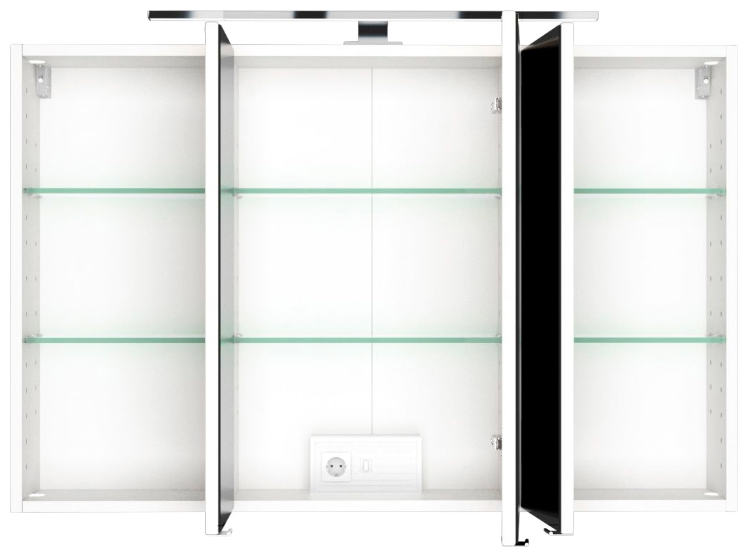 HELD MÖBEL Spiegelschrank »Baabe«, Breite 100 cm, mit 3D-Effekt, dank 3  Spiegeltüren online kaufen | mit 3 Jahren XXL Garantie