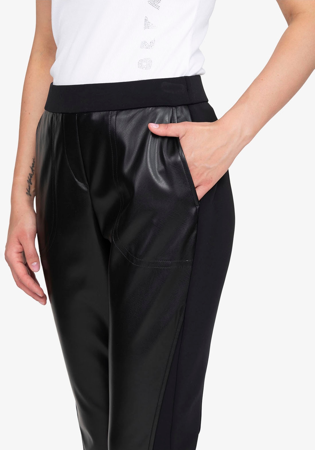 Sportalm Kitzbühel Lederimitathose  Regular fit