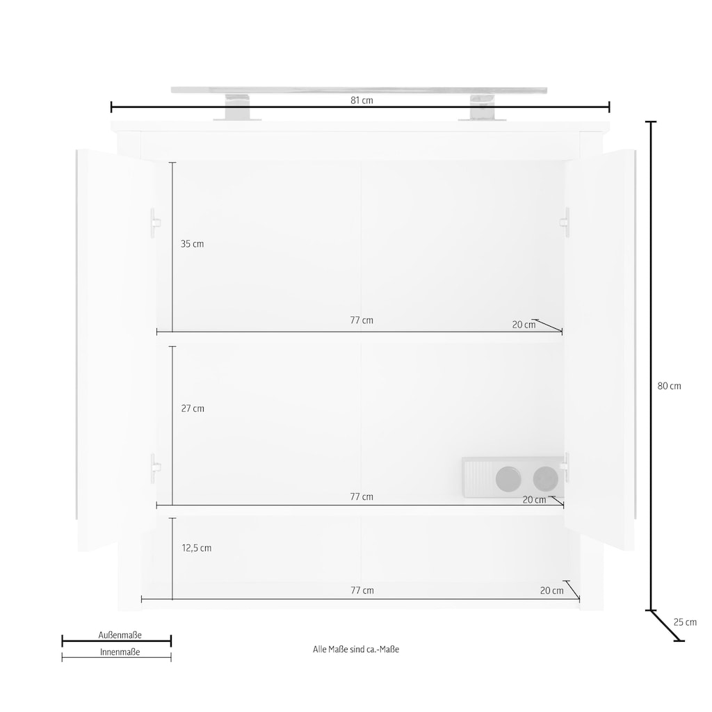 andas Spiegelschrank »Odense«