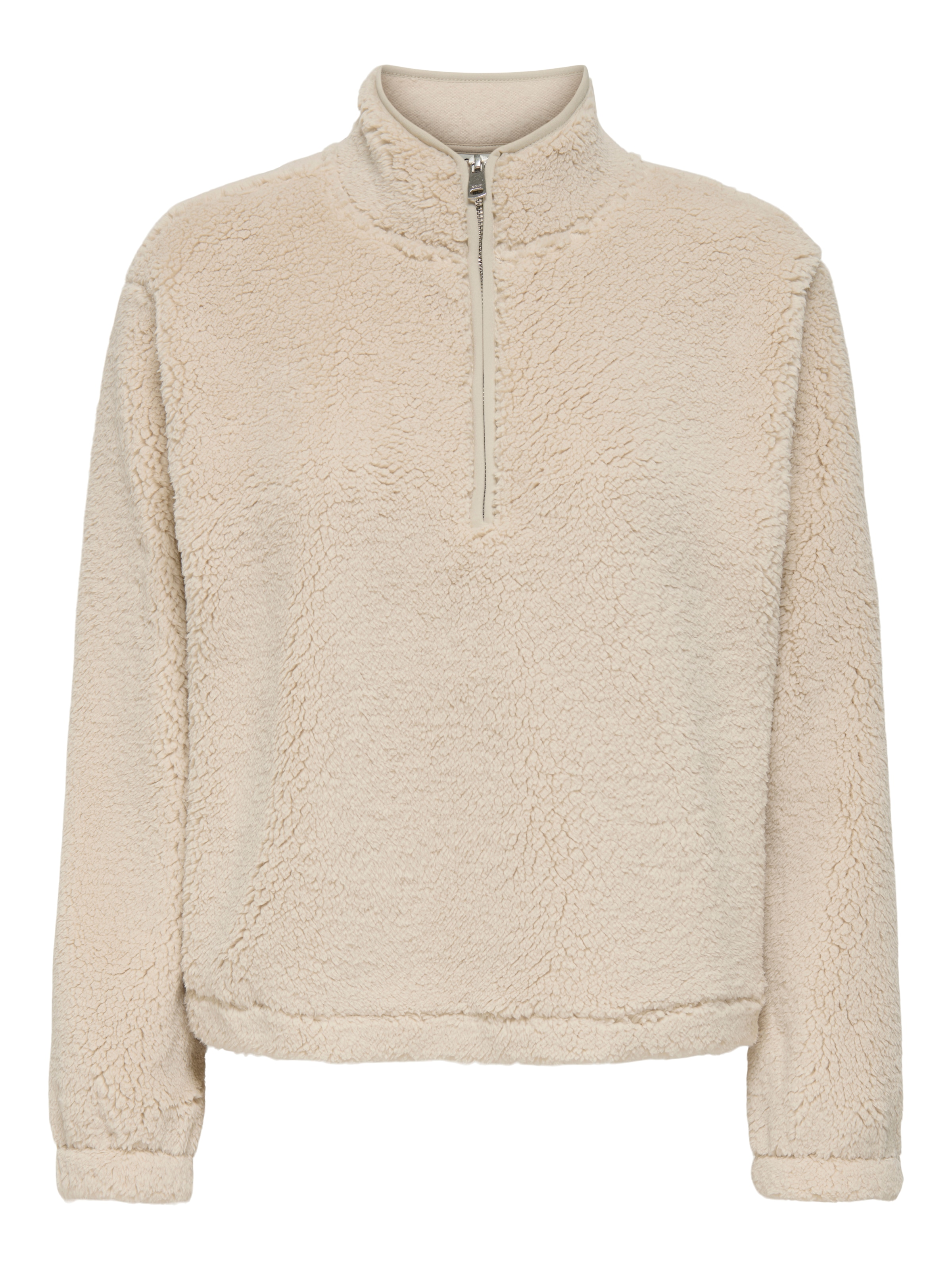 ONLY Sweatshirt »ONLNEW DALLAS L/S HIGHNECK ZIP SWT NOOS«, Kunstfaser, regular fit
