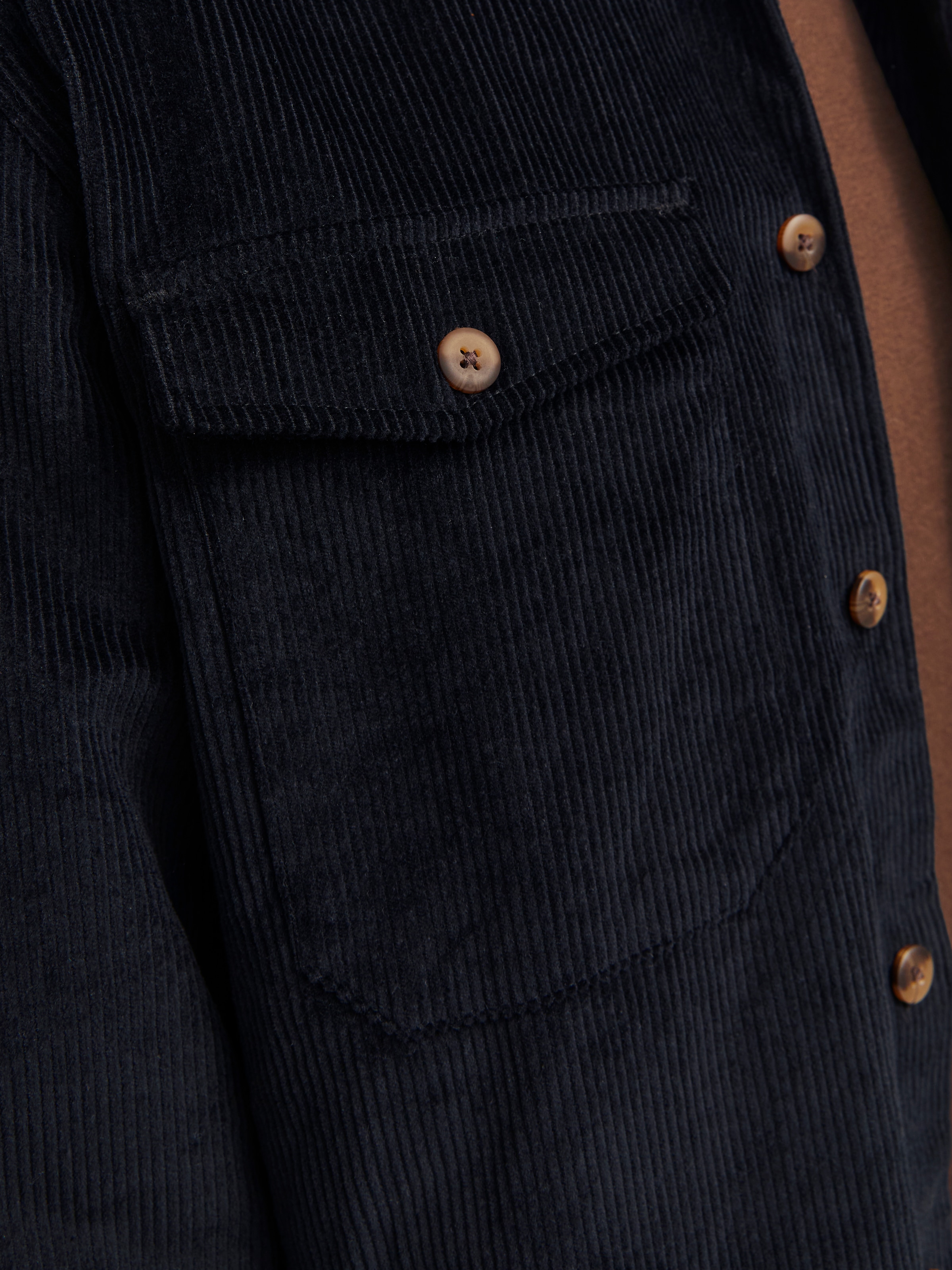 Jack & Jones Langarmhemd »JJEEDDIE CORDUROY OVERSHIRT LS SN«