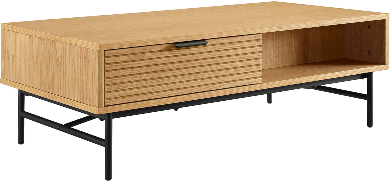 SalesFever Couchtisch, Eiche Echtholzfurnier