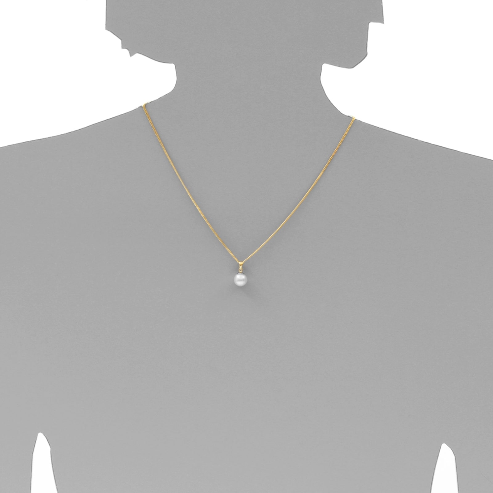 OSTSEE-SCHMUCK Kettenanhänger »- Ingrid 8 - Gold 585/000 - Zuchtperle«