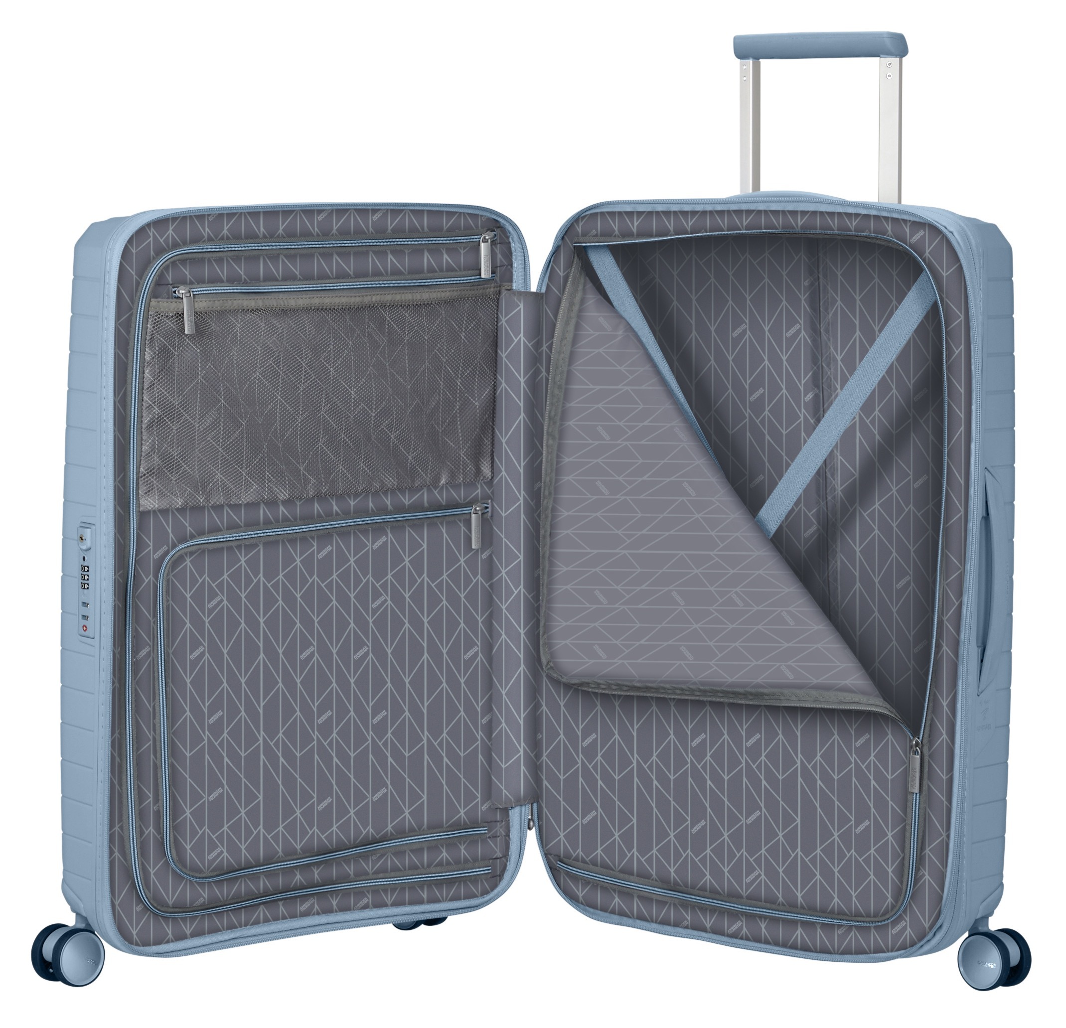 American Tourister® Hartschalen-Trolley »FASTFORWARD, verschiedene Größen und Farben«, 4 Rollen, Hartschalen-Koffer personalisierbar TSA-Schloss Volumenerweiterung