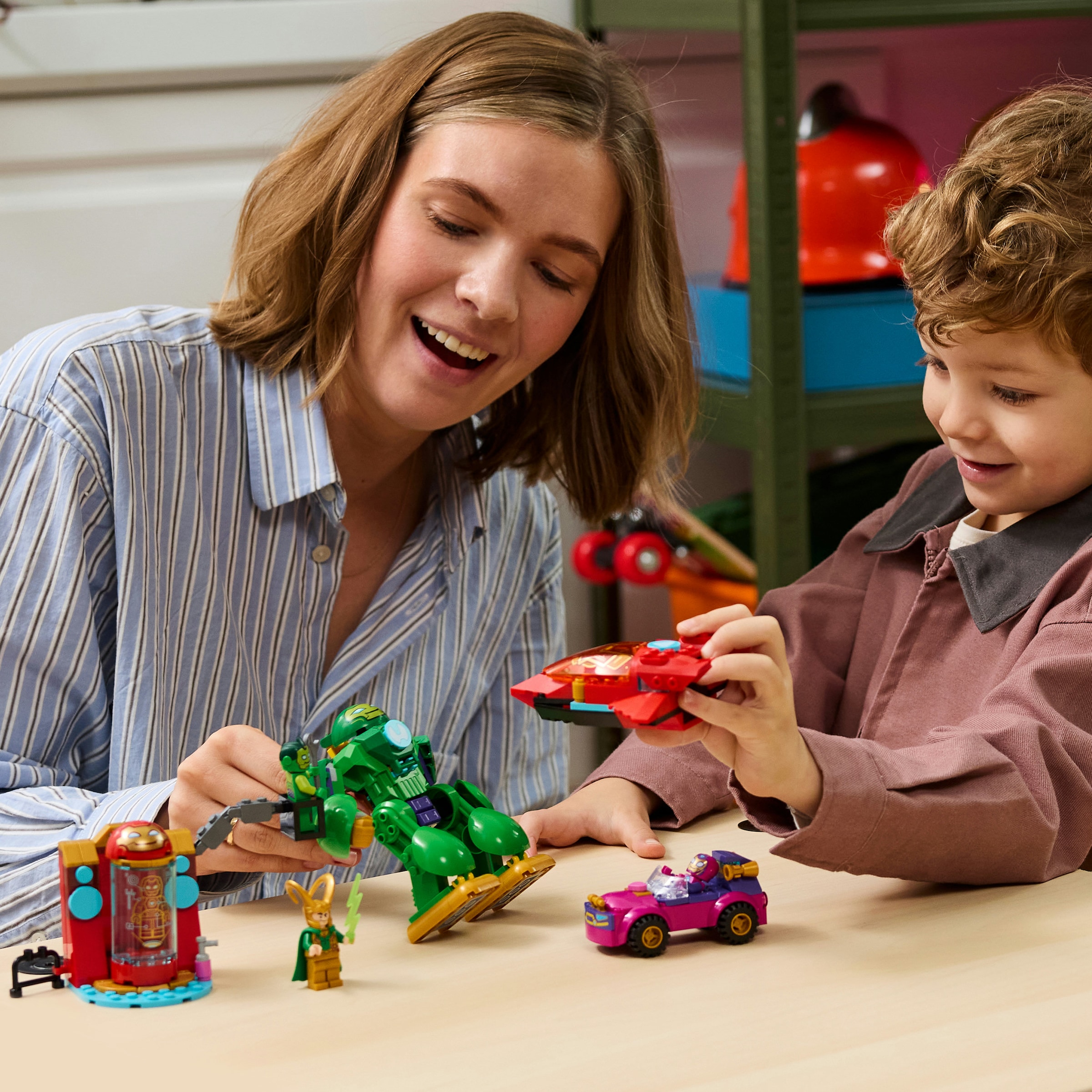 LEGO® Konstruktionsspielsteine »Loki vs. Team Iron Man (11211), LEGO Disney Junior Marvel« Made in Europe