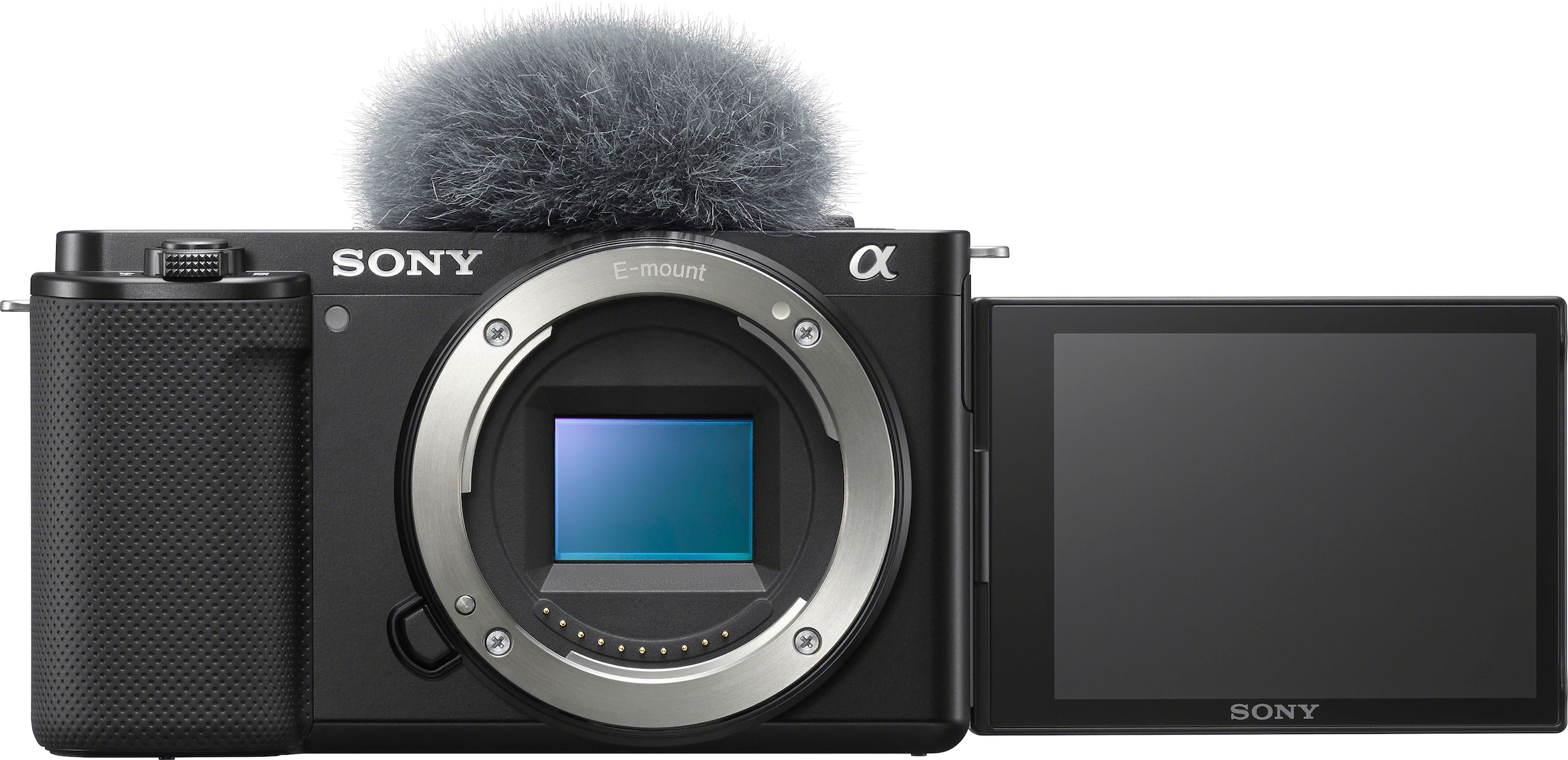 Sony Systemkamera »ZV-E10L«, E PZ 16 - 50 mm F3.5 - 5.6 OSS (SELP1650), 24,2 MP, Bluetooth-WLAN (WiFi), Vlog-Kamera mit schwenkbarem Display inkl. SEL16-50 Objektiv