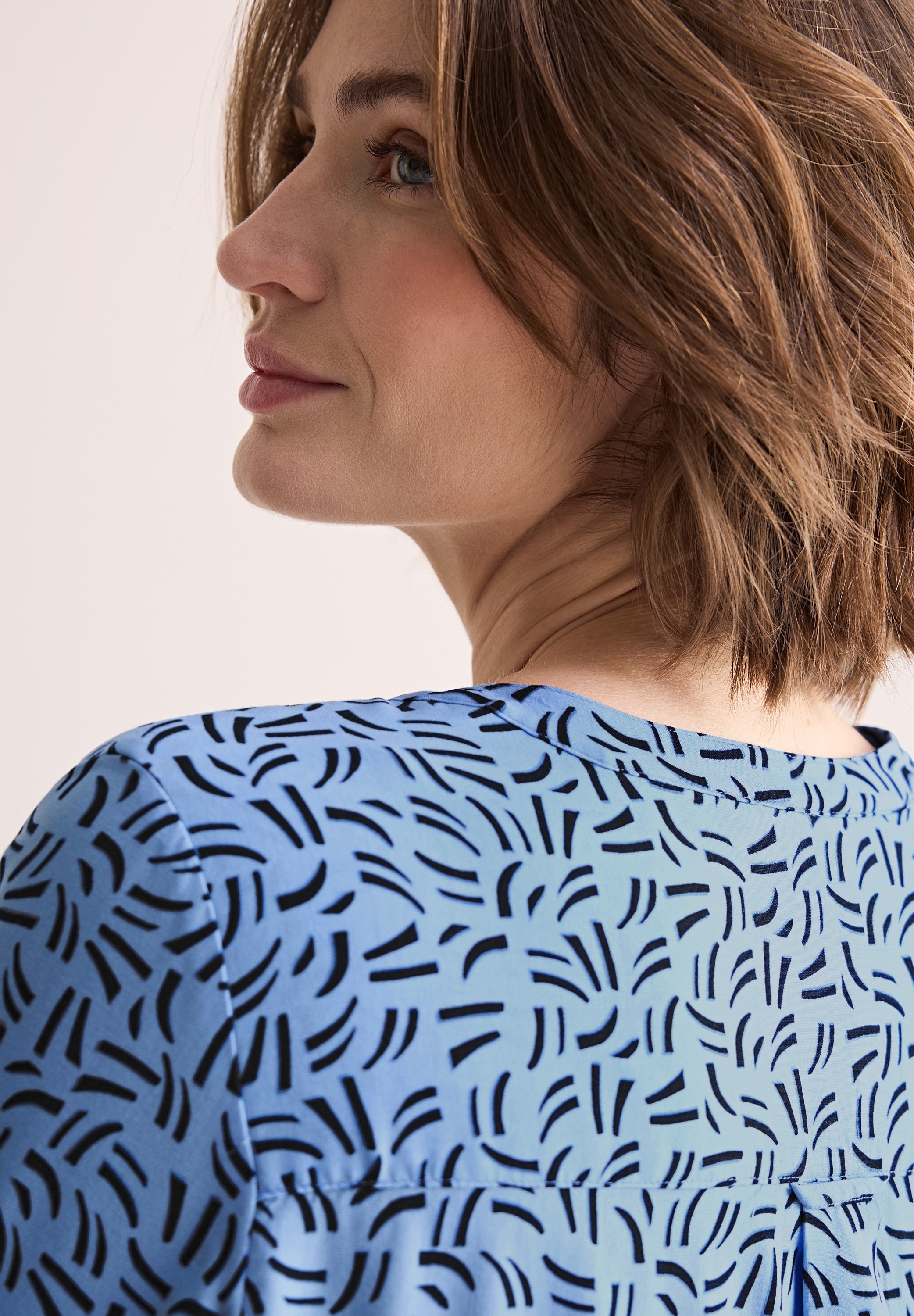 Cecil Langarmbluse, mit All-Over Print