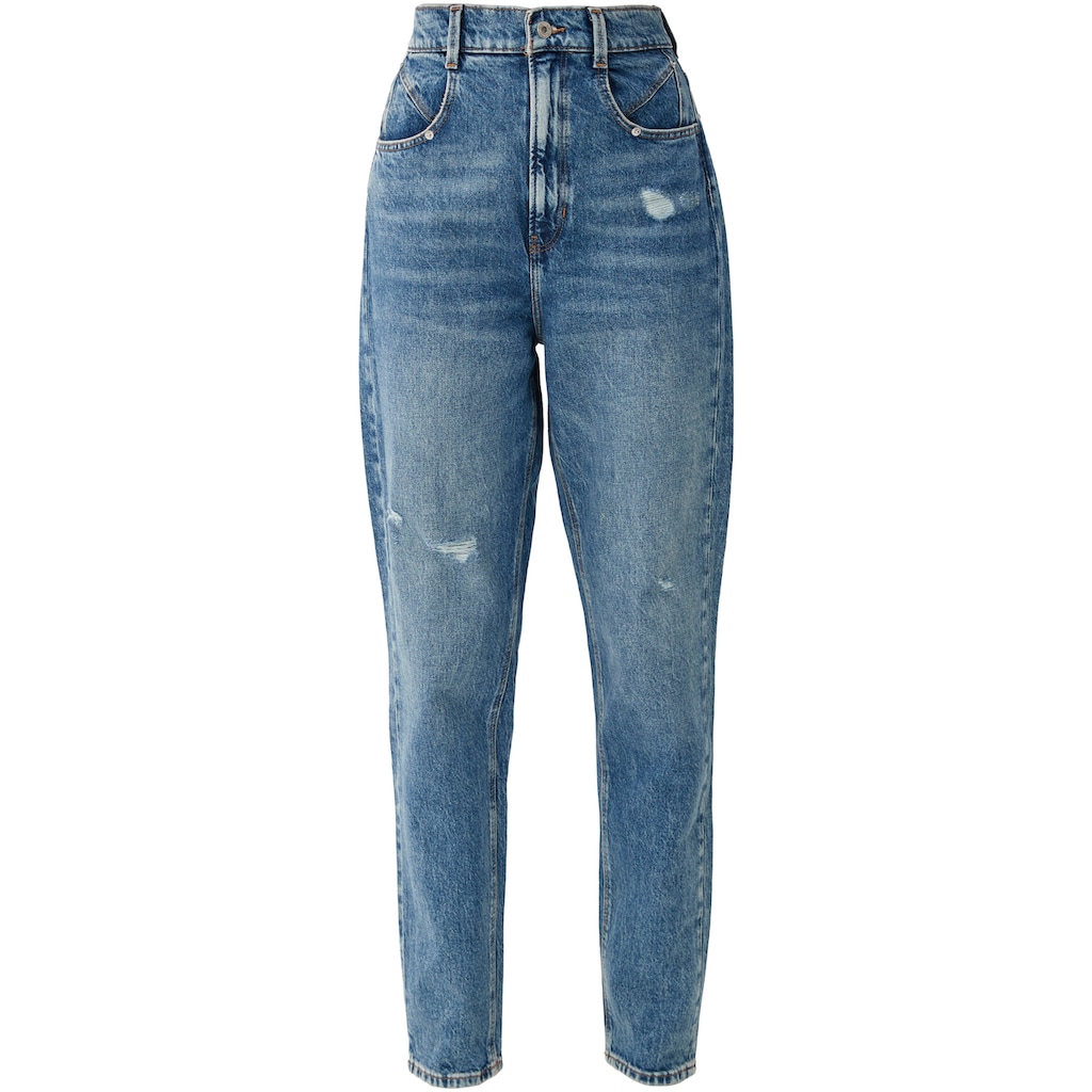 Q/S by s.Oliver Mom-Jeans »Megan« high rise tapered leg NV7642