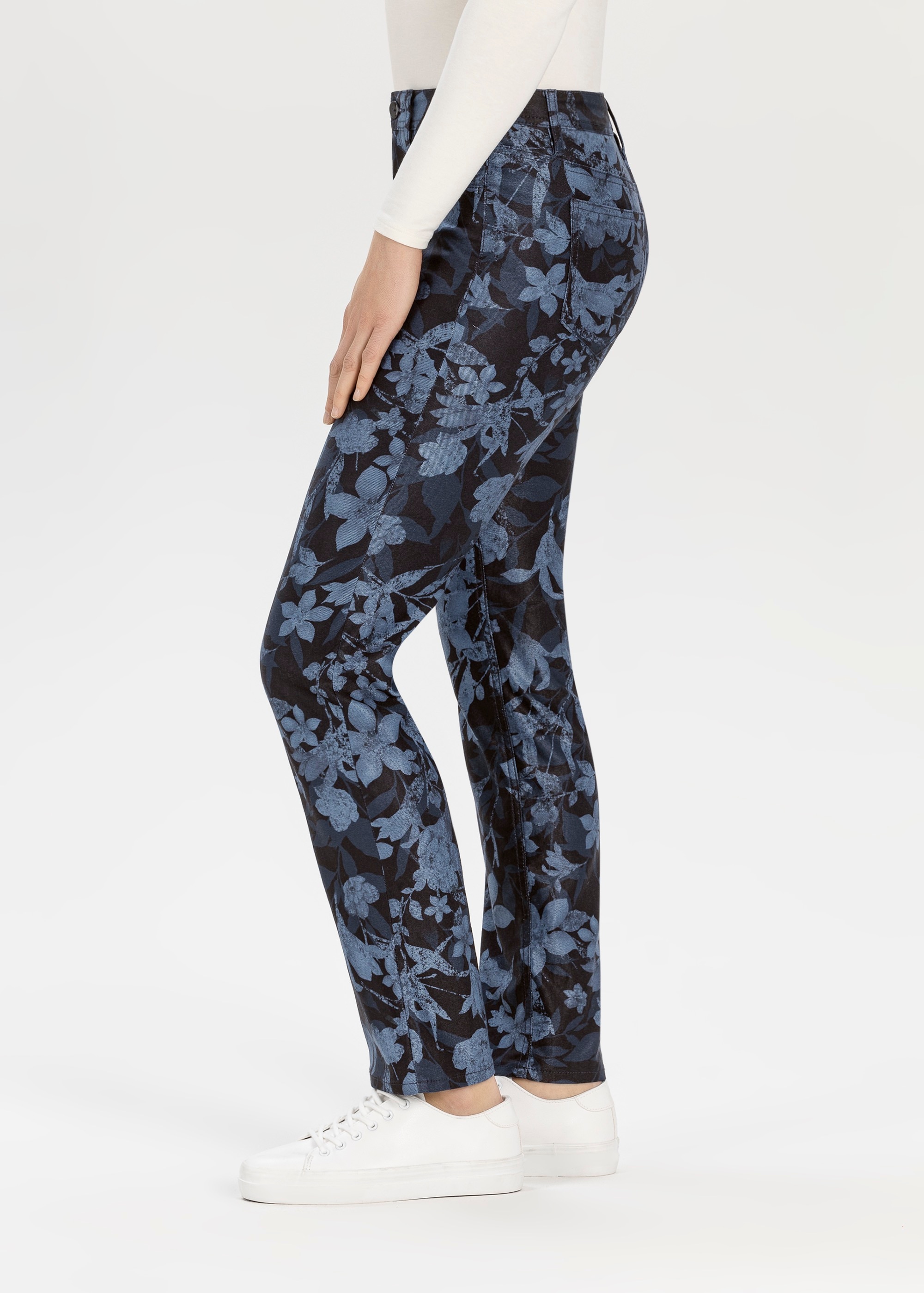 Stehmann Taillenhose, mit All-Over Print