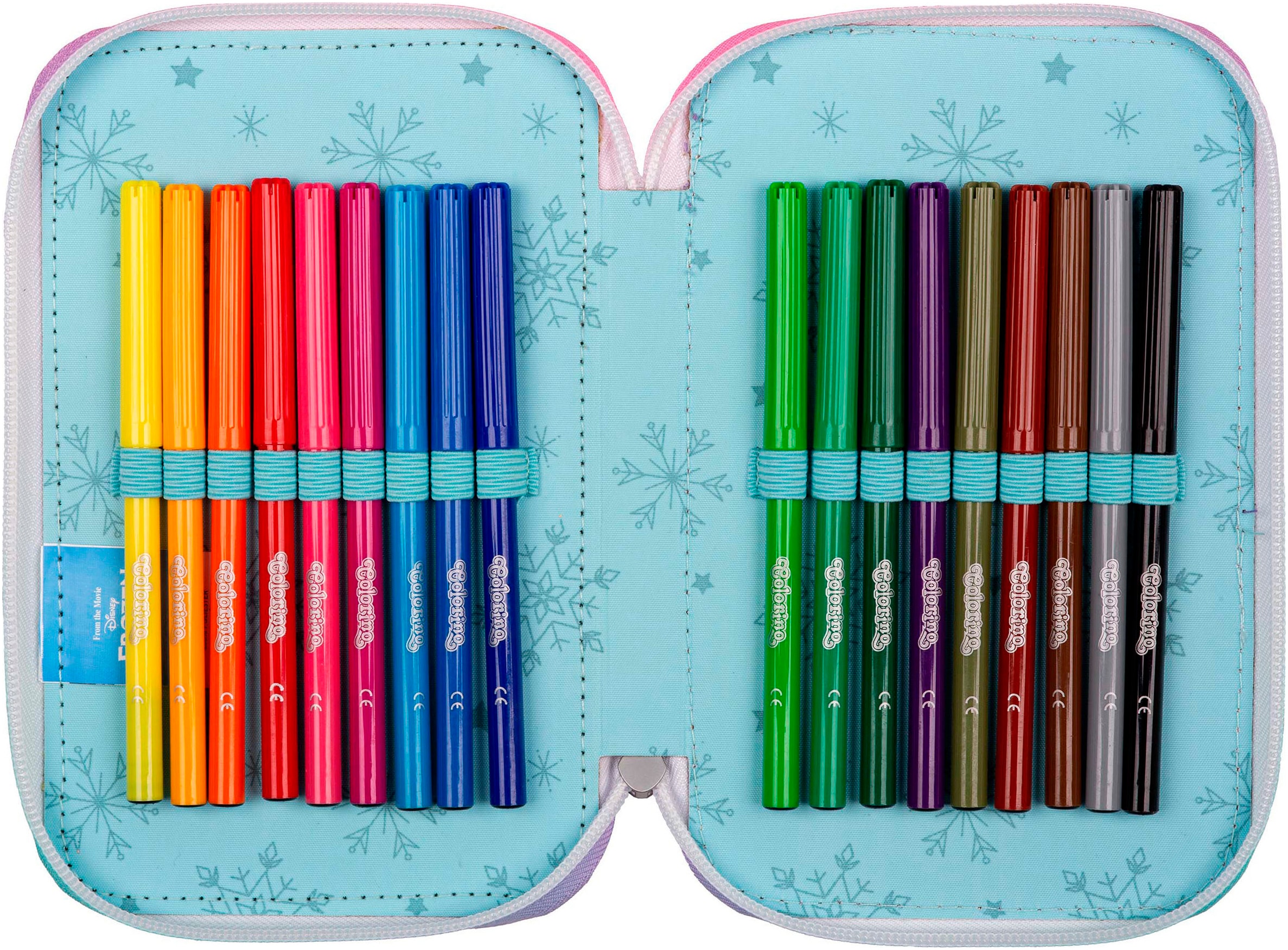 CoolPack Federmäppchen »Etui, Disney, Frozen«, befüllt