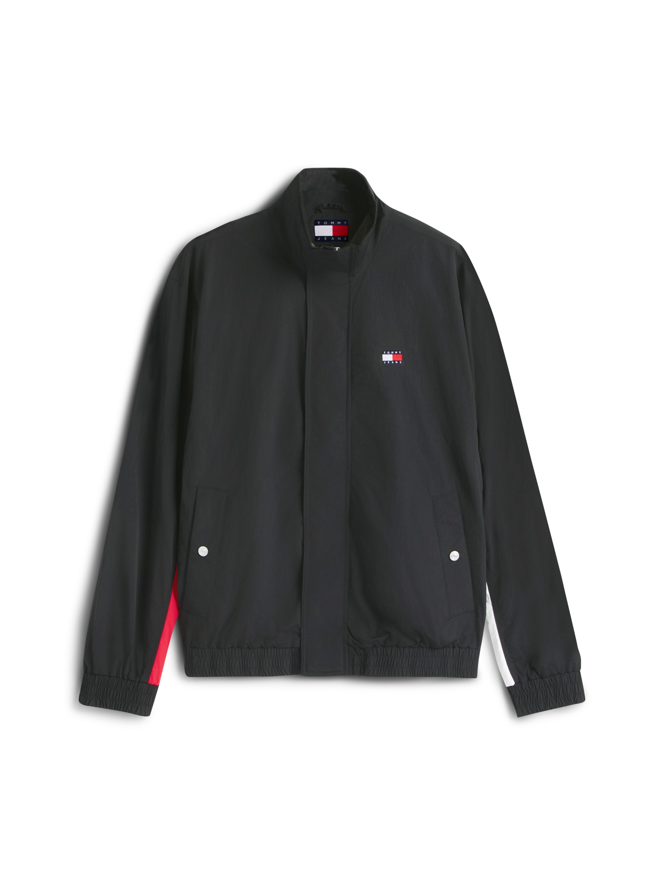 Tommy Jeans Windbreaker »TJM HERITAGE FLAG« ohne Kapuze Regular fit mit Stehkragen und Markenprint Rückenprint Tommy Flag