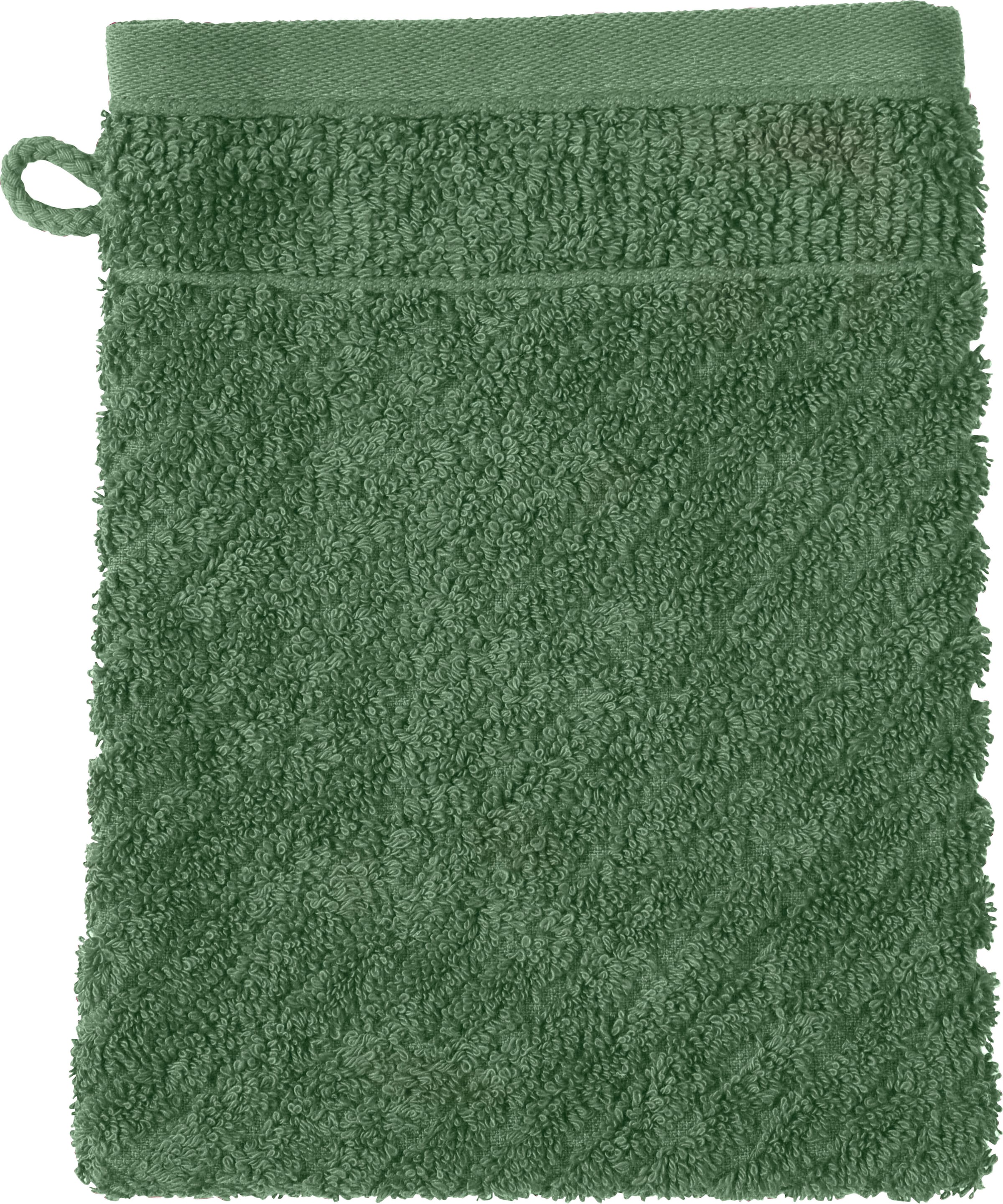 ROSS Waschhandschuh "Smart" Uni-Rippe mit Velourslabel