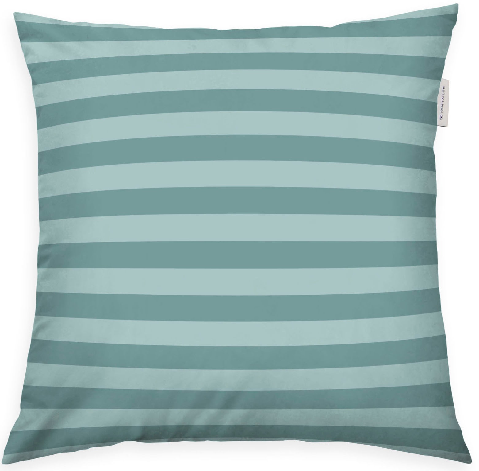 TOM TAILOR HOME Kissenhülle »new bedroom, MEDIUM STRIPES, 40x40cm oder 40x80cm«, (1 St.), mit farbigem Markenreißverschluss