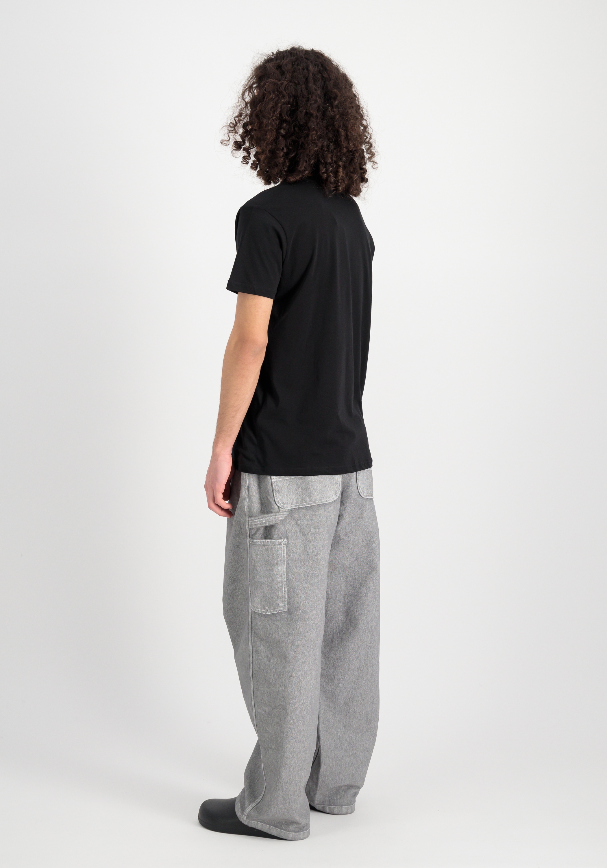Alpha Industries T-Shirt »Alpha Industries Men - T-Shirts Basic T-Shirt BL Foil Print«