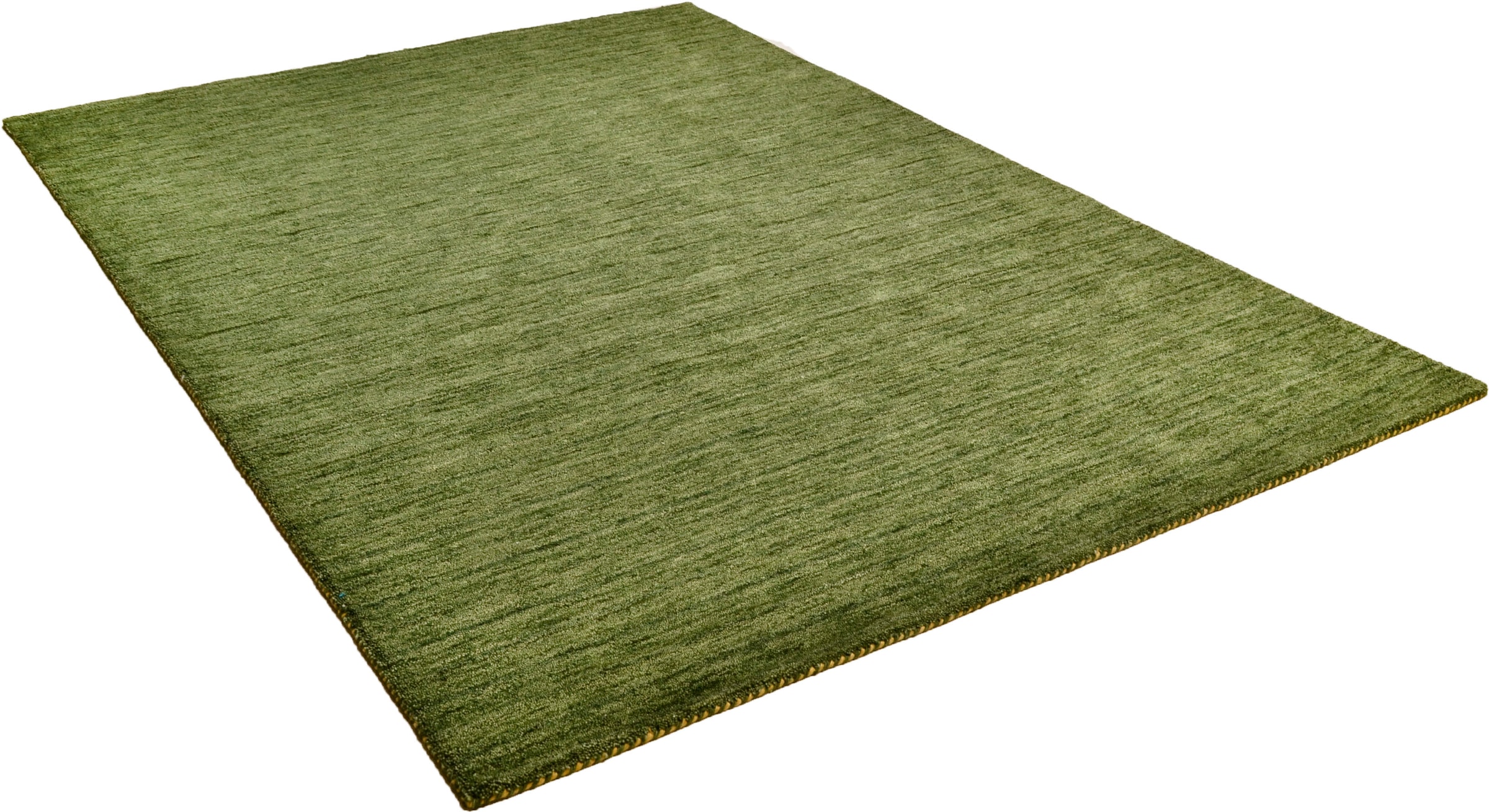 THEKO Wollteppich »Haltu Uni« rechteckig 17 mm Höhe Handweb Teppich, reine Wolle, Uni-Farben, meliert, handgewebt