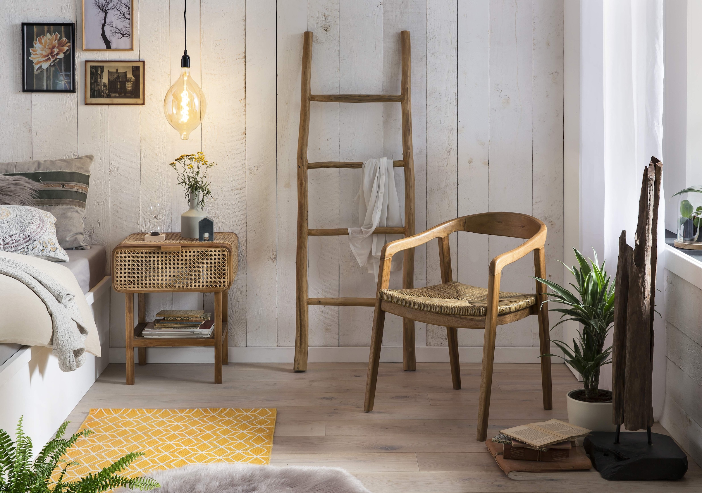 SIT Leiterregal »Romanteaka«, aus Shabby Vintage recyceltem Teakholz, Rechnung auf kaufen Chic