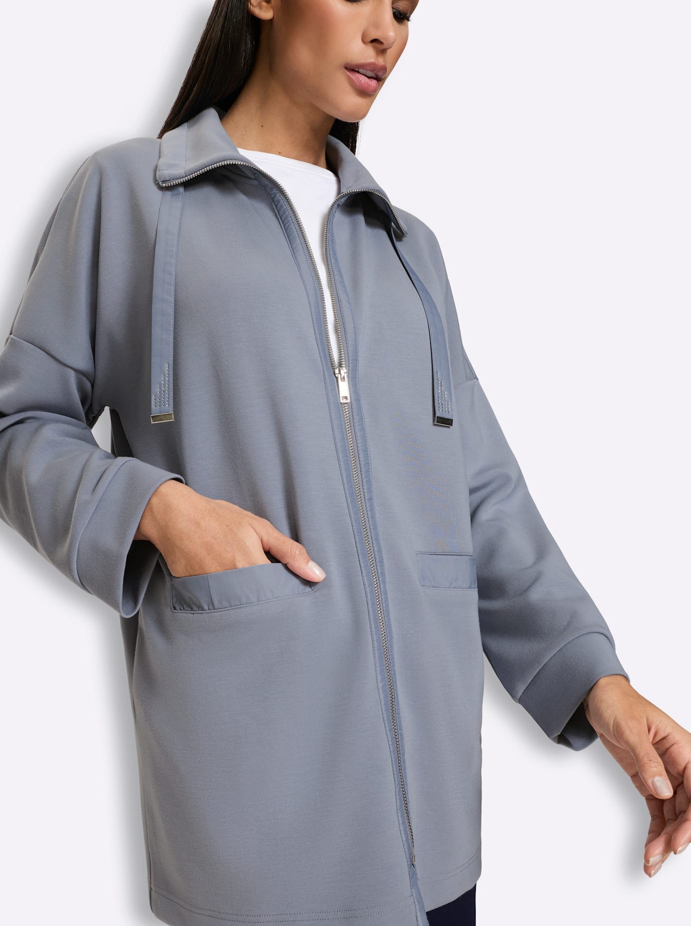 heine Shirtjacke »Sweatshirtjacke« 1