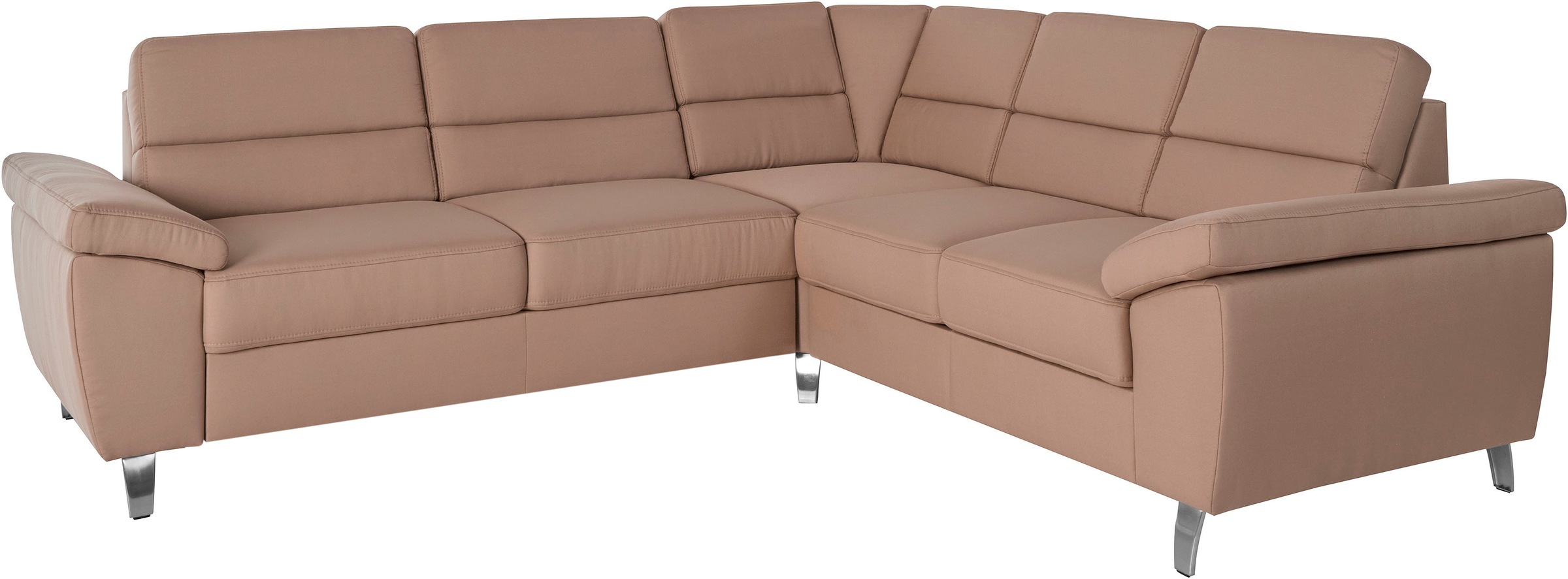 sit&more Ecksofa »Sorano L-Form«, wahlweise mit Bett- und Relaxfunktion, inkl. Bettkasten