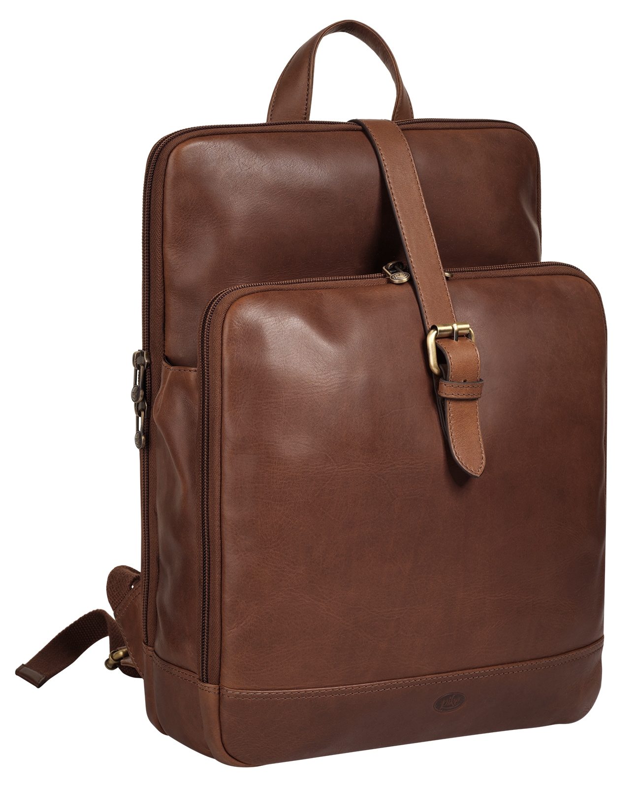 Piké Laptoprucksack echt Leder
