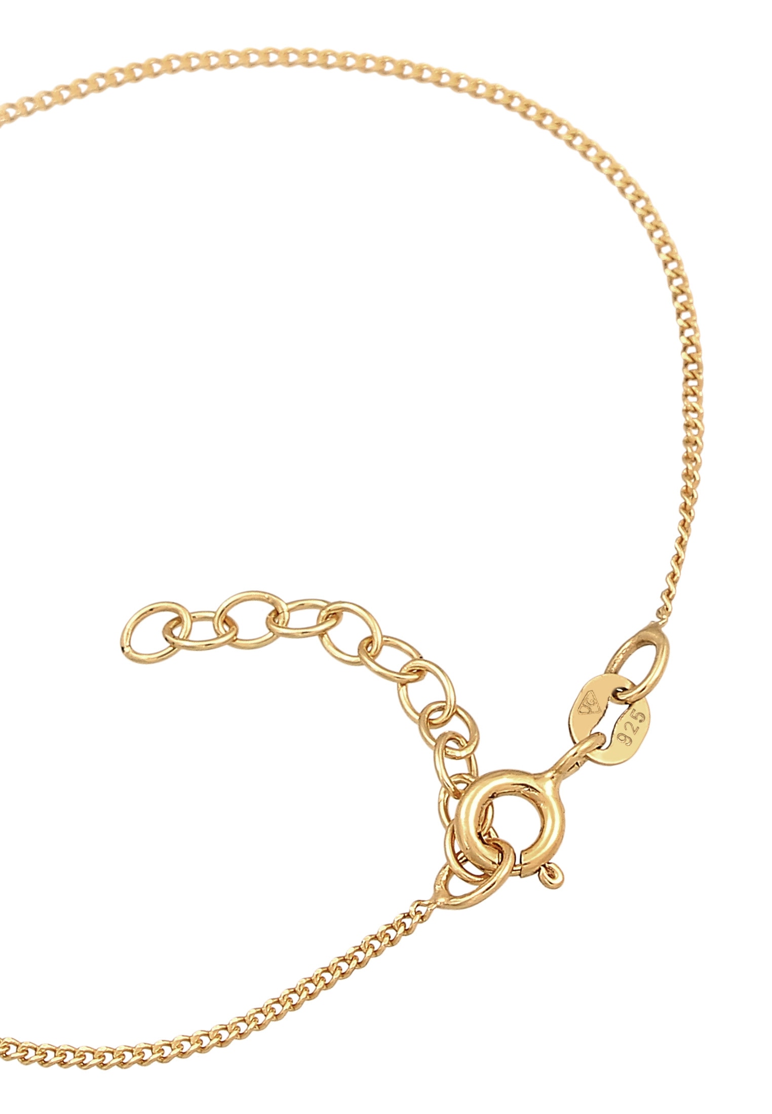 Elli Armkette »Armband mit Smile Face und 925 Silber, mit Kristallen von Swarovski®«