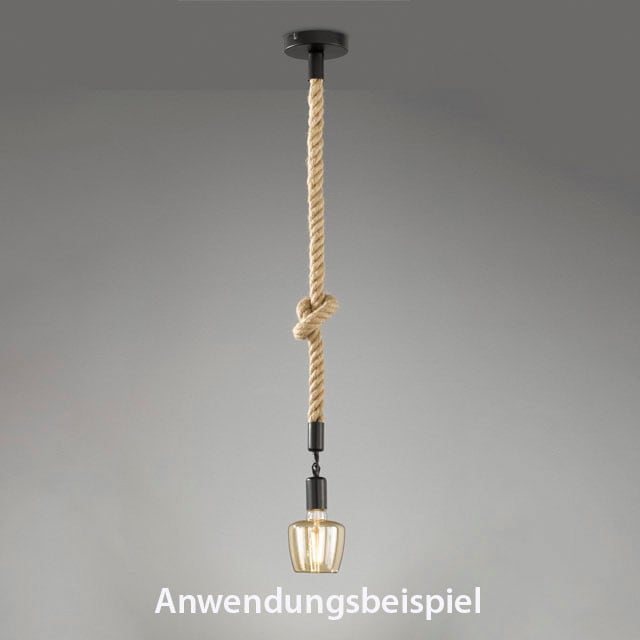 FISCHER & HONSEL Pendelleuchte »Rope«, 1 flammig, Leuchtmittel E27 | ohne Leuchtmittel