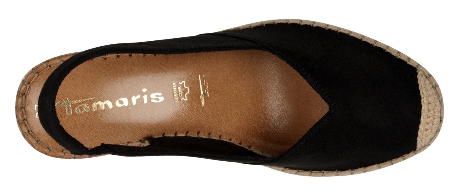 Tamaris Slingpumps  , Keilabsatz, Plateau, Sandale, Sommerschuh, in schmaler Form