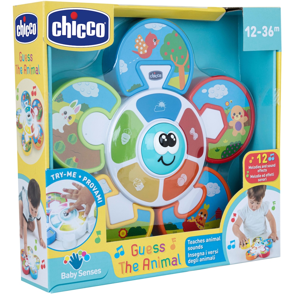 Chicco Lernspielzeug »Elektronisches Puzzle - Errate Das Tier«, mit Licht und Sound