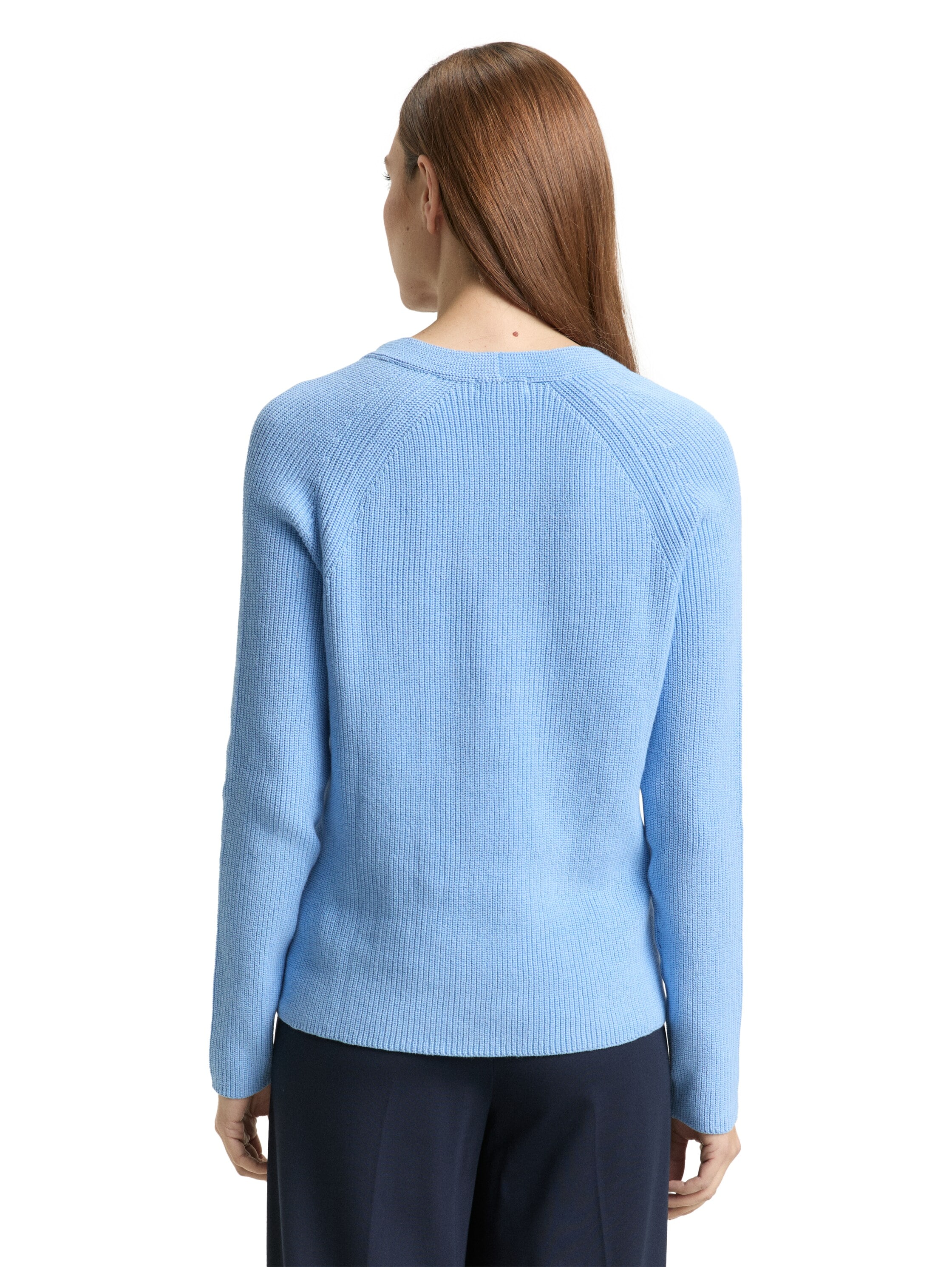 TOM TAILOR Strickpullover mit Rippbündchen