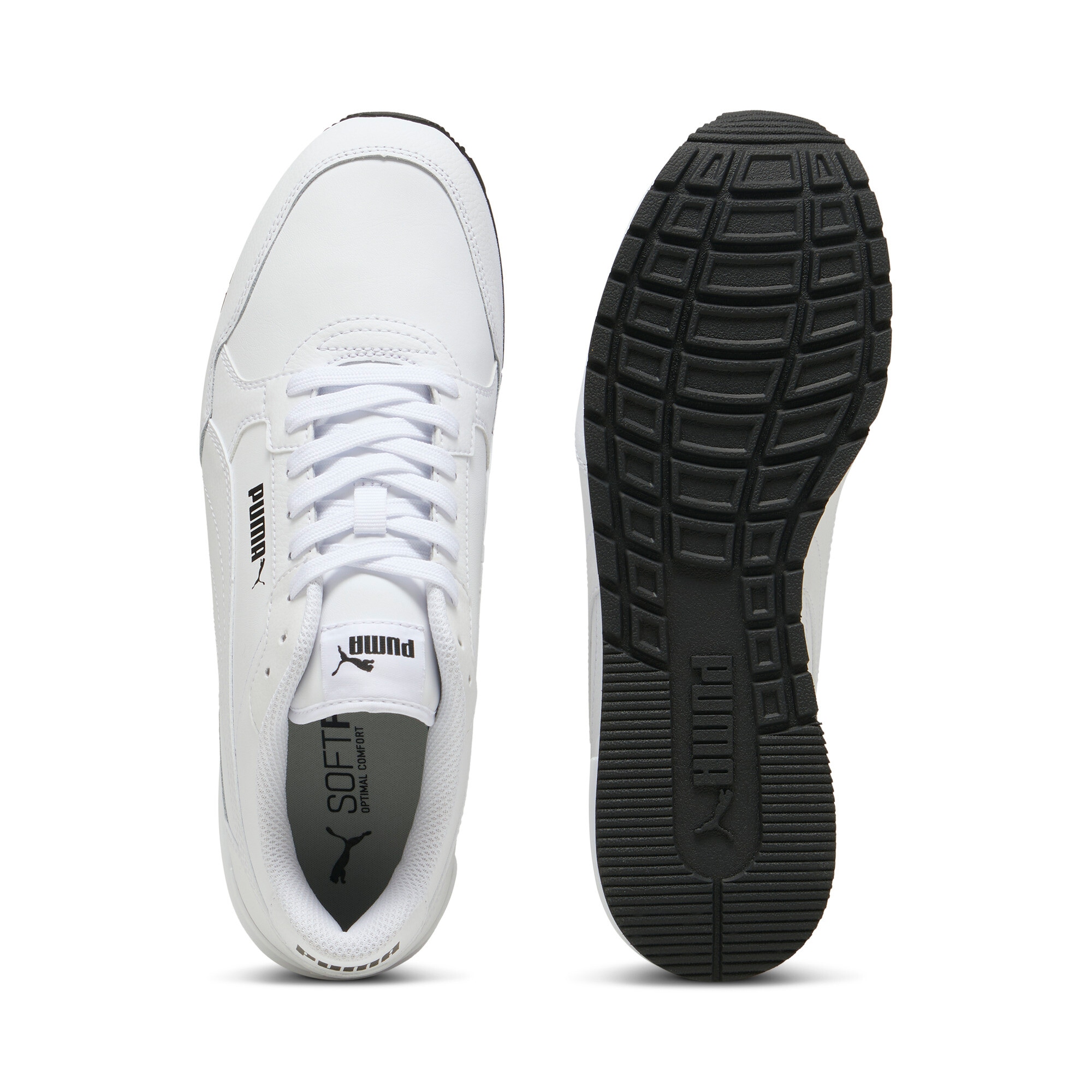 PUMA Sneaker »ST RUNNER V4 L«  mit weichem Lederobermaterial, mit SOFTFOAM+ Einlegesohle