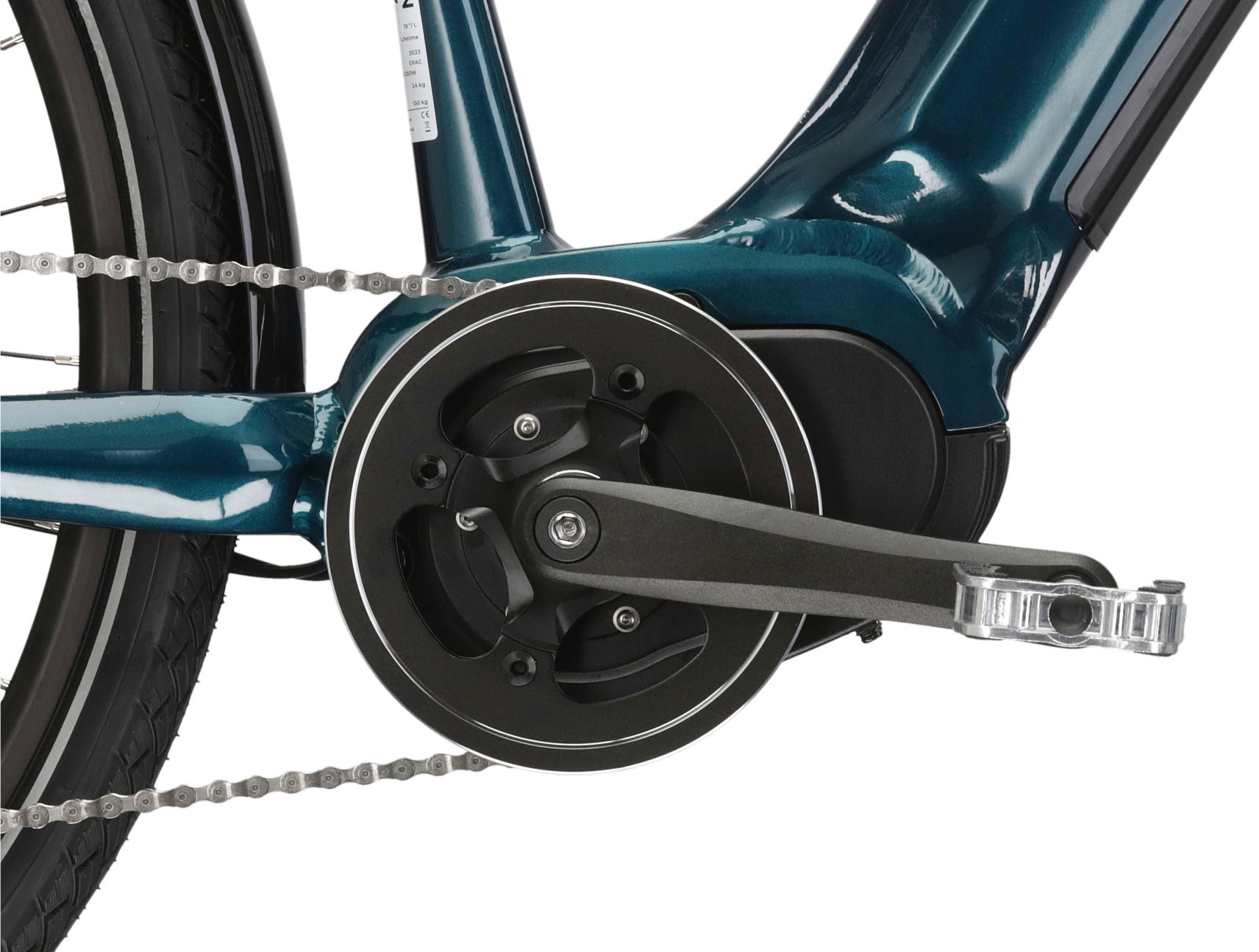 Kross E-Bike »KROSS E-Trekkingrad Damen Trans 5.0 28" türkis 9 Gänge«, 9 Gang, Shimano, ALIVIO M3100, Mittelmotor 250 W, Pedelec, Elektrofahrrad für Damen