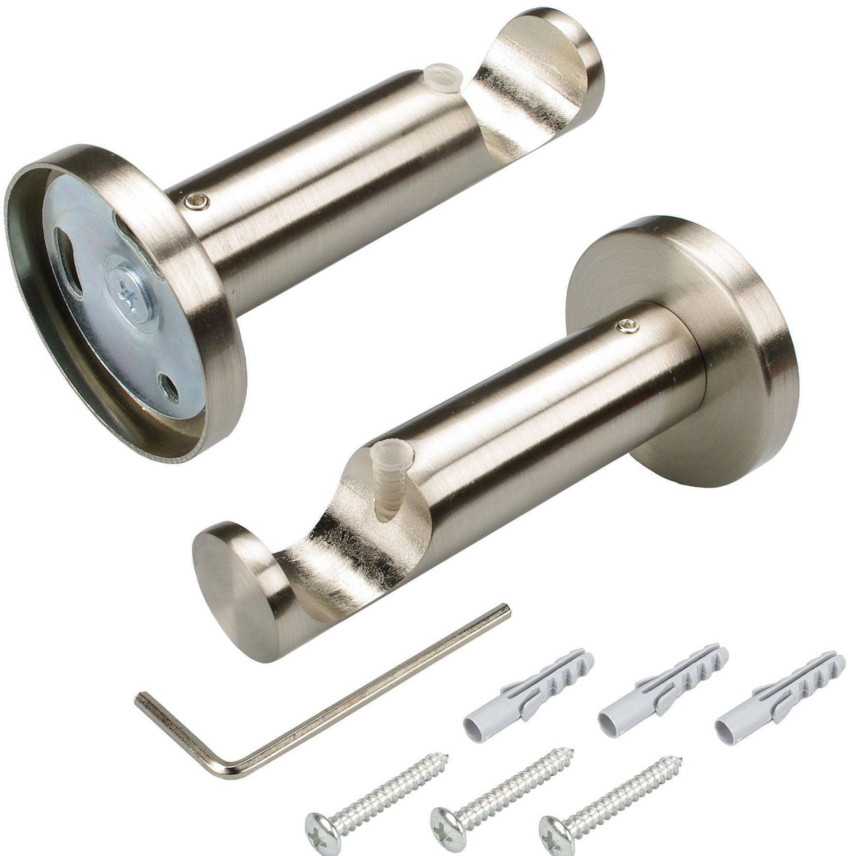 Liedeco Gardinenstange »CELKEGEL01SG1L«, 1 läufig-läufig, Fixmaß, 1-läufig im Fixmaß Ø 25 mm