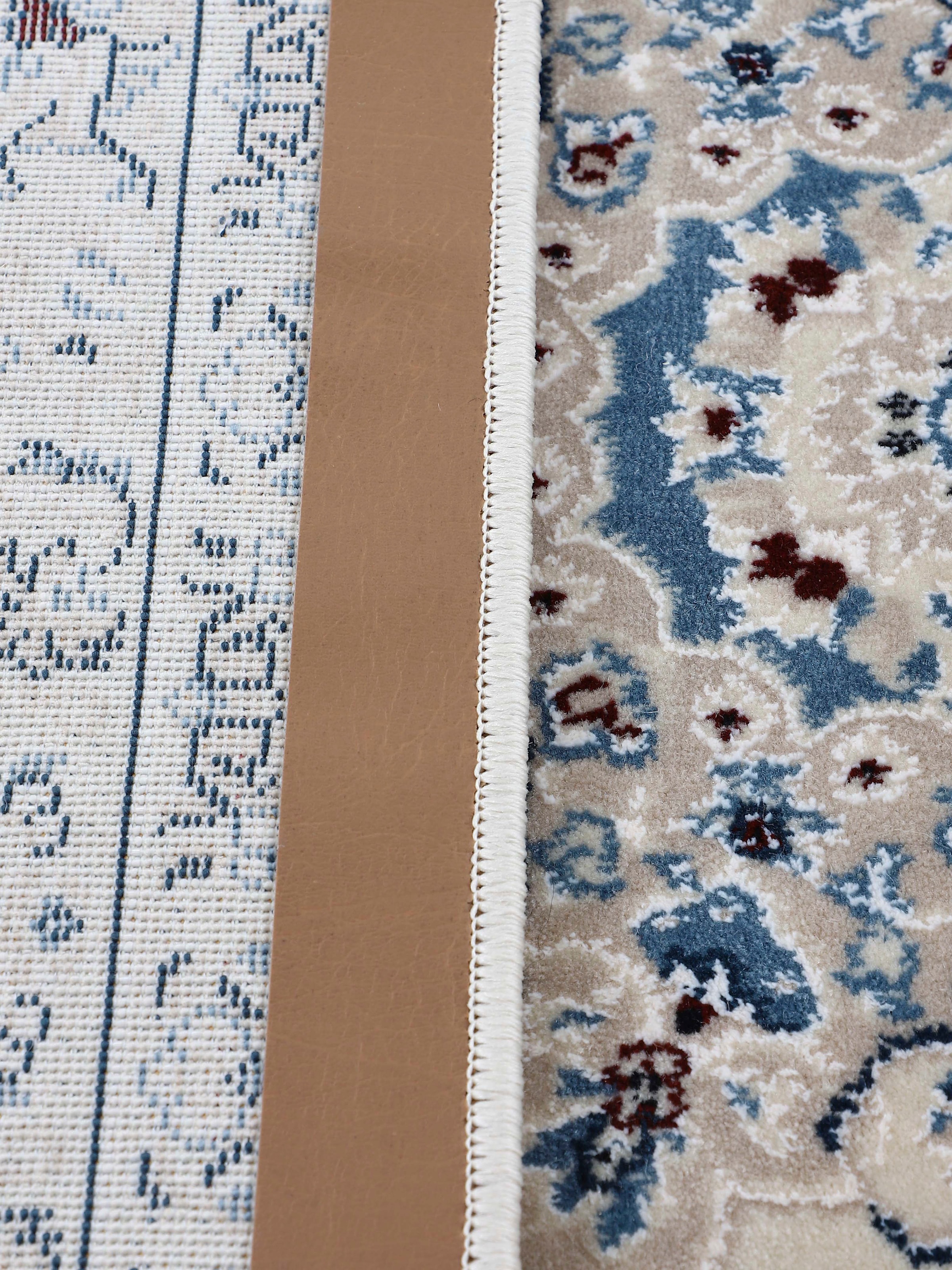 carpetfine Teppich »Nain Diane«, rund, 8 mm Höhe, Kurzflorteppich, Orient Look