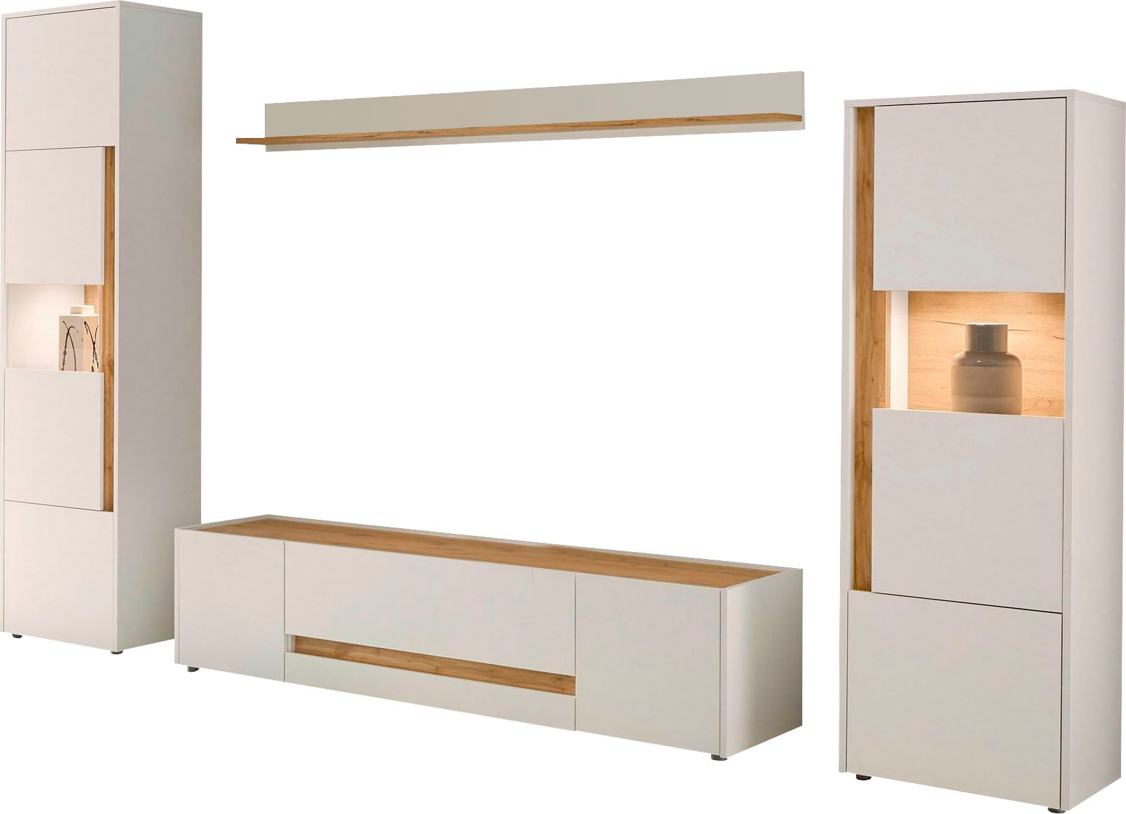 INOSIGN Wohnwand »City/Giron«, (Set, 4 St.)