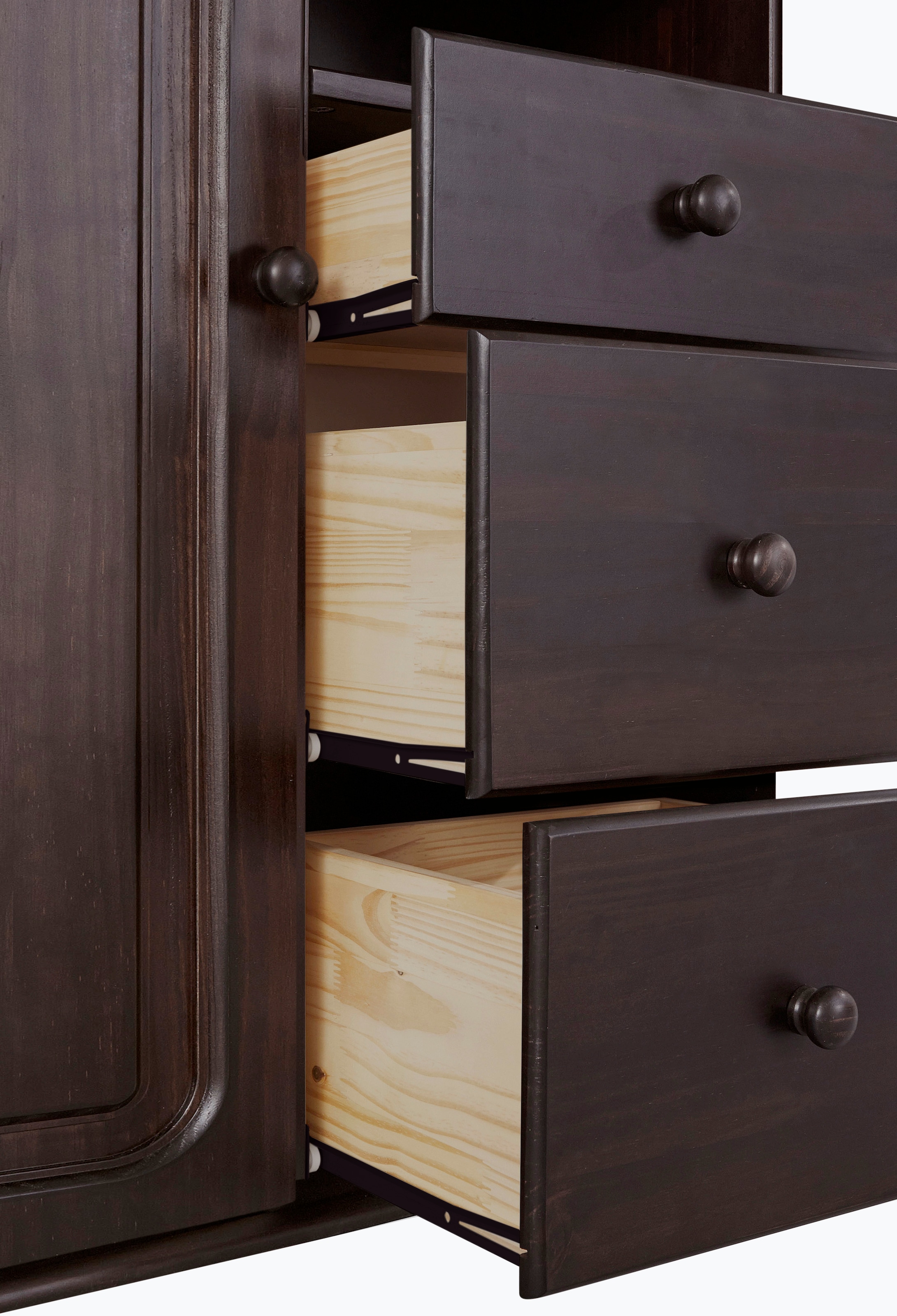 Home affaire Highboard »Mette«, Stauraumschrank mit 3 Schubladen und verstellbaren Einlegeböden