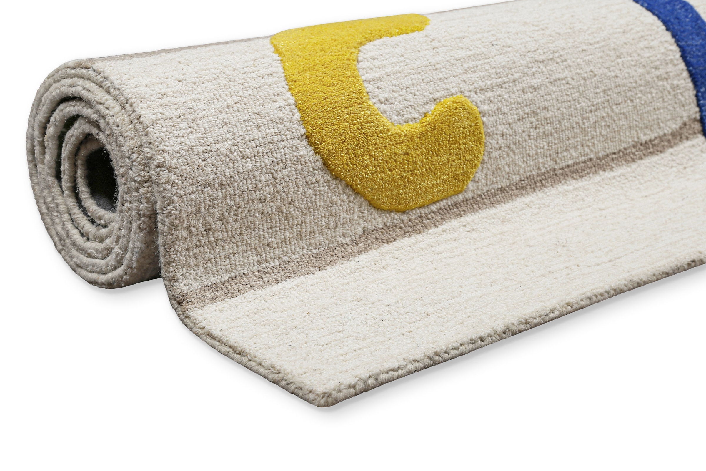 SMART KIDS Kinderteppich »Countdown« rechteckig 16 mm Höhe Kinderteppich mit Zahlen, Hoch-Tief-Effekt, Schurwolle, Spielzimmer