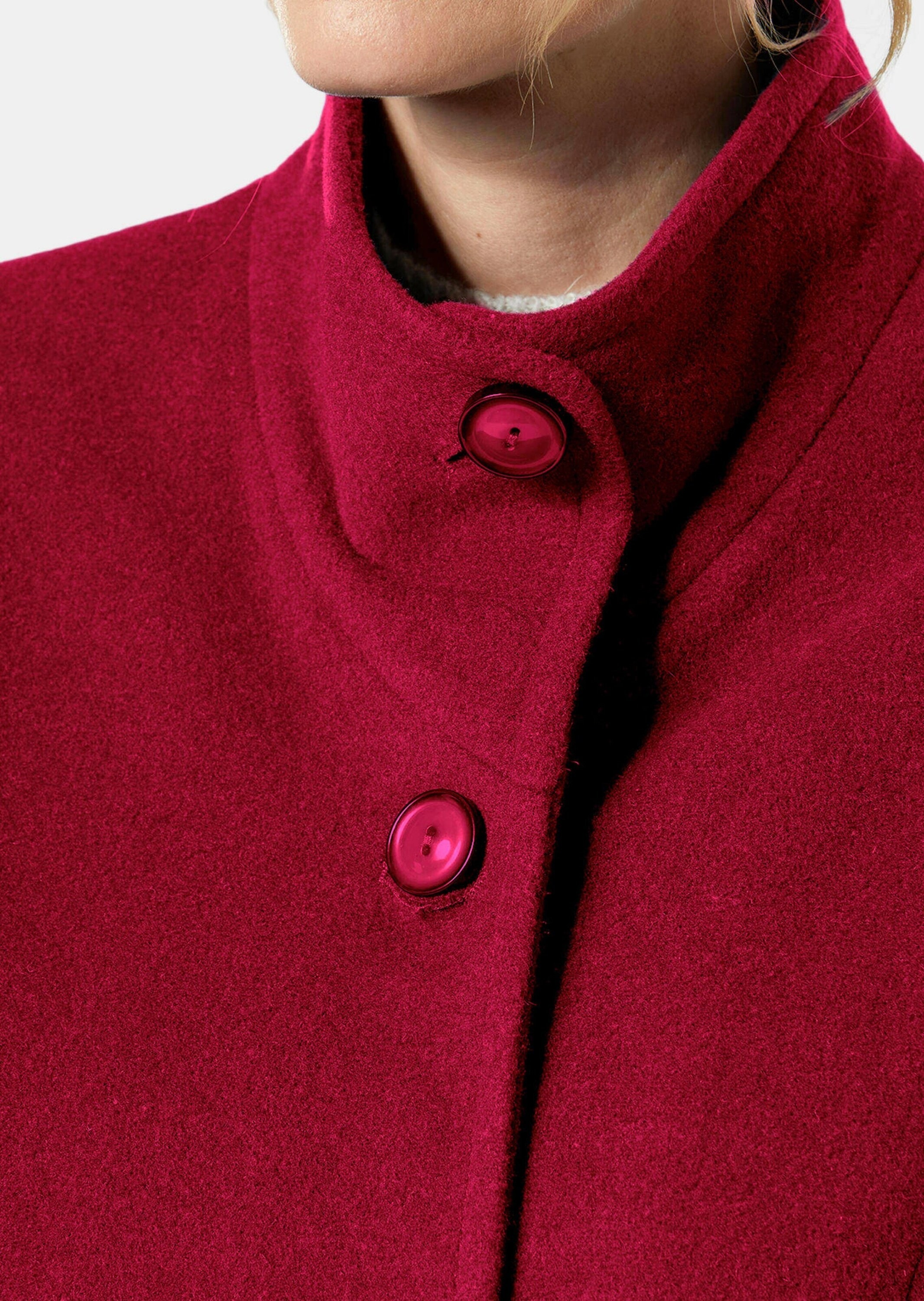 GOLDNER Wolljacke »Kurzgröße Wolljacke mit feinen Details«